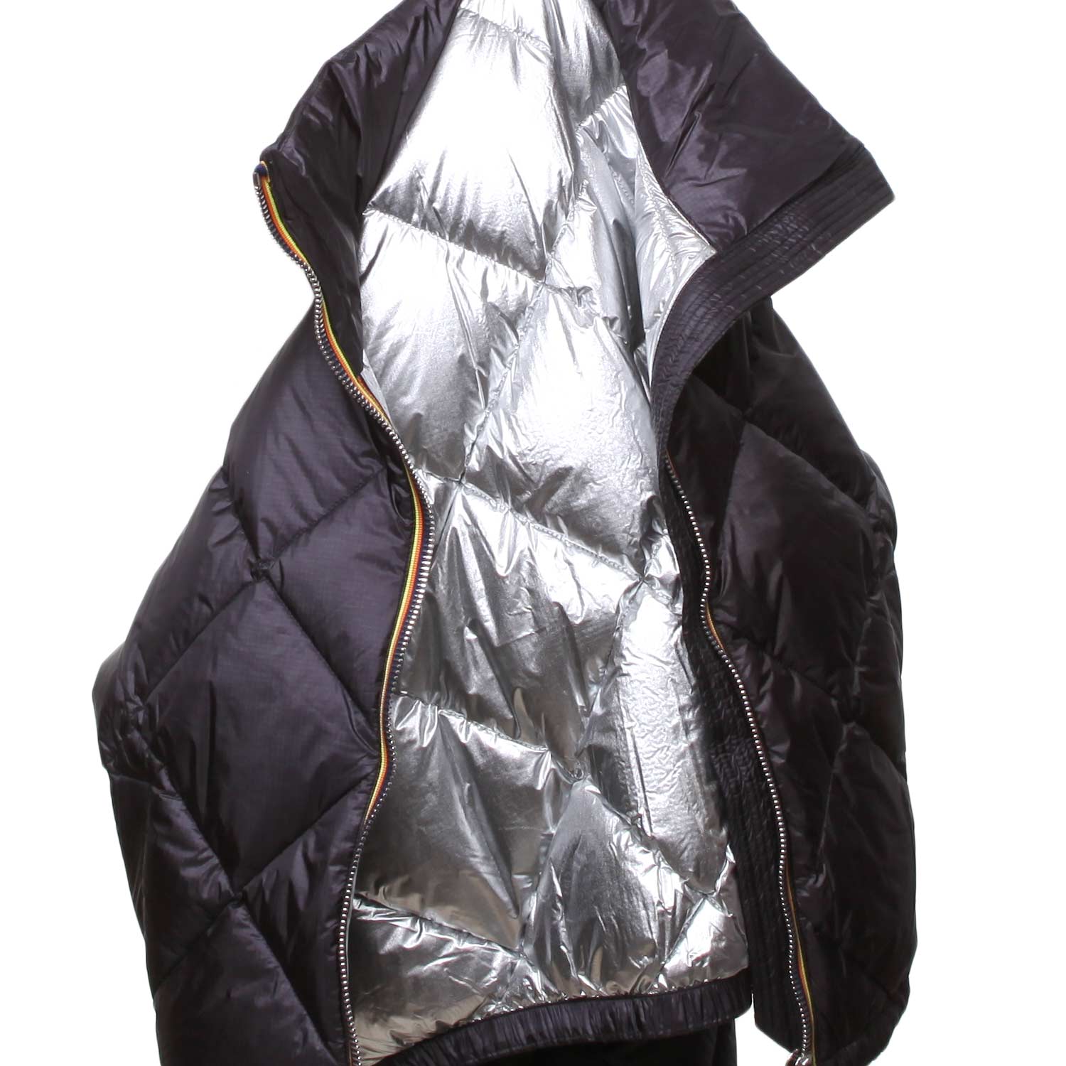 PIUMINO IMELDA HEAVY QUILTED METAL GRAFITE - annameglio.com abbigliamento moda
