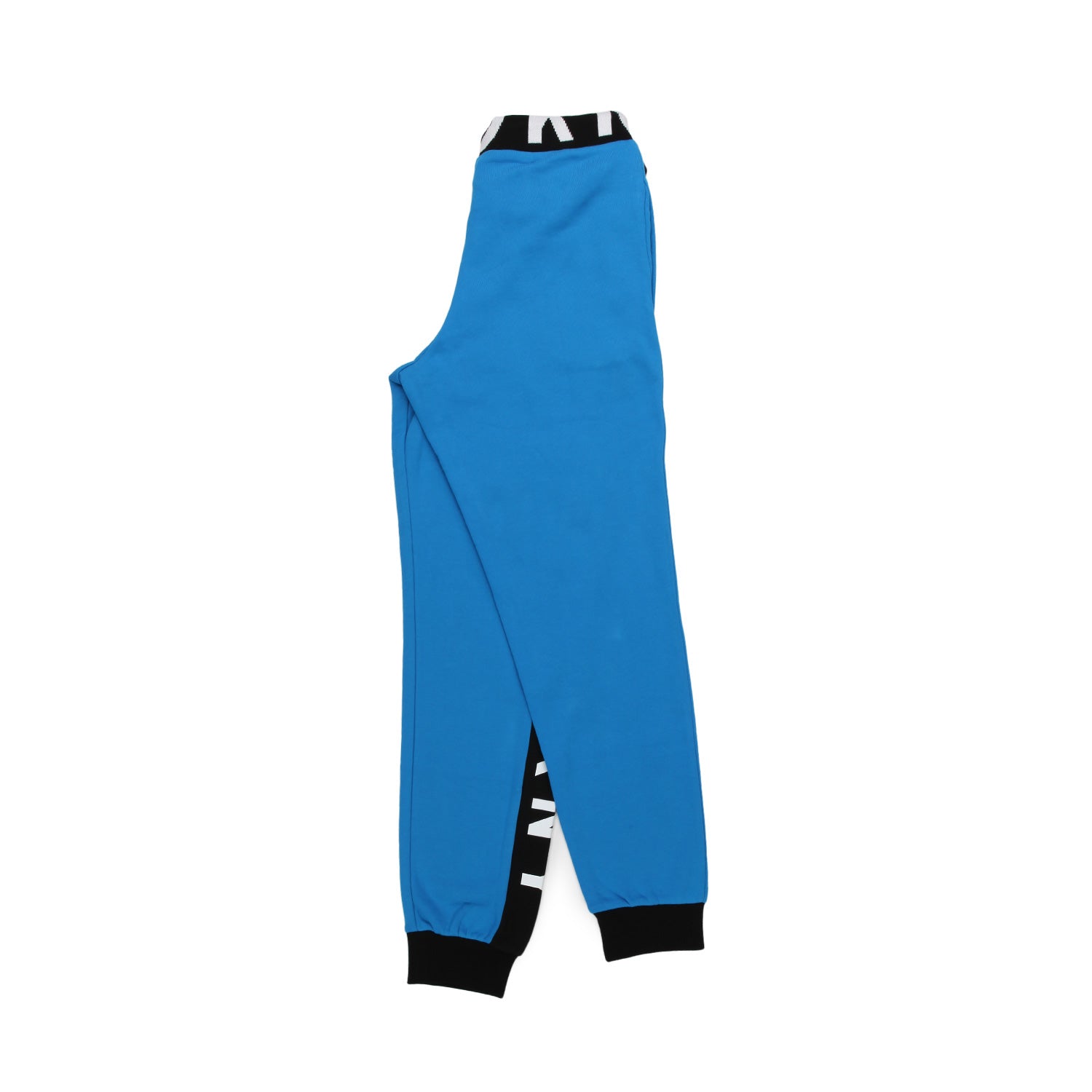 PANTALONE TUTA AZZURRO E NERO BAMBINO E TEENAGER - annameglio.com abbigliamento moda
