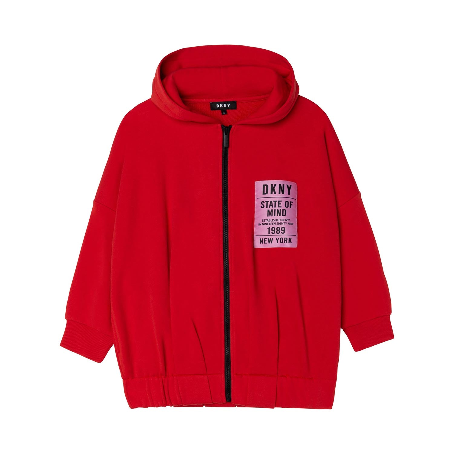 FELPA ROSSA CON ZIP BAMBINA TEEN - annameglio.com abbigliamento moda