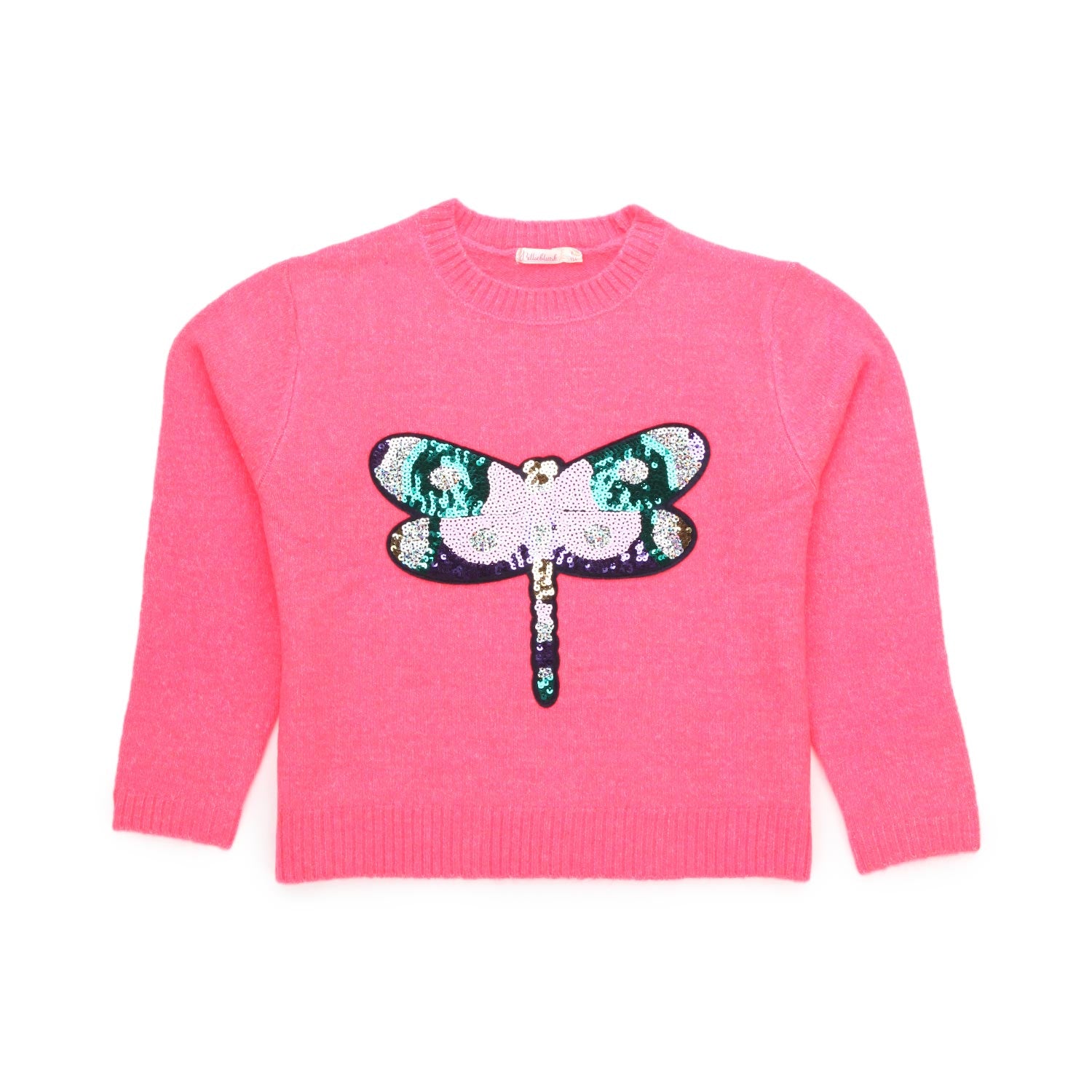 PULLOVER FUCSIA CON PAILLETTES BAMBINA - annameglio.com abbigliamento moda