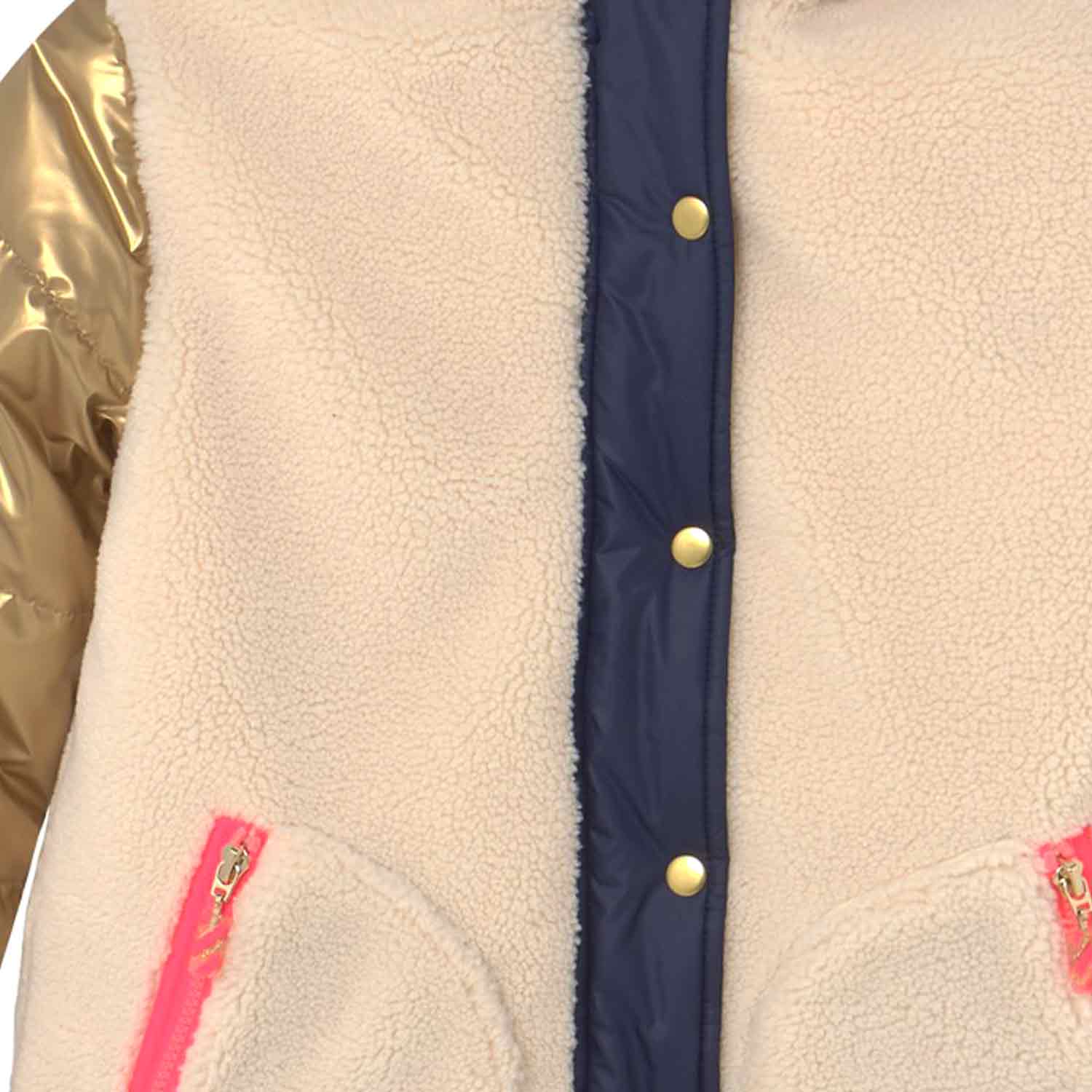 CAPPOTTO ORO E PANNA BAMBINA - annameglio.com abbigliamento moda