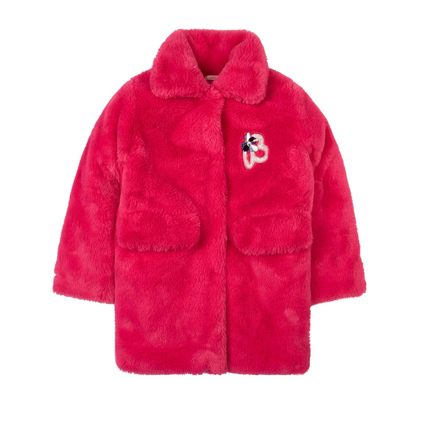 GIACCA IN PELLICCIA SINTETICA FUCSIA BAMBINA - annameglio.com abbigliamento moda