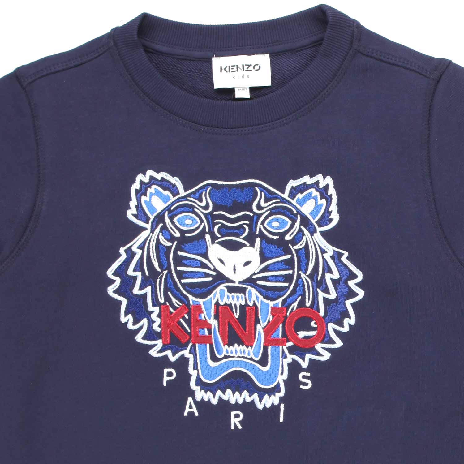 FELPA BLU TIGRE BAMBINA TEEN - annameglio.com abbigliamento moda