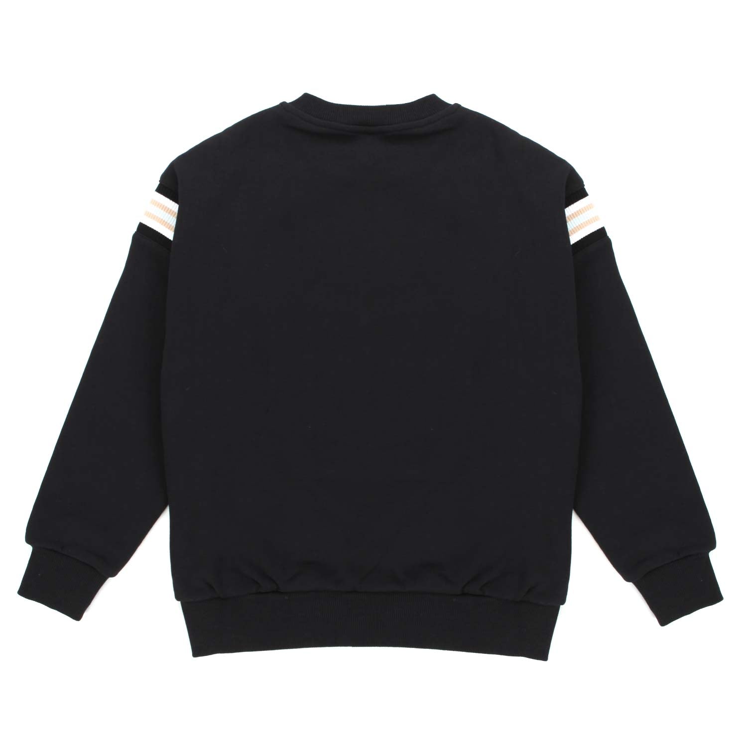 FELPA NERA CON TIGRE E LOGO GIRL - annameglio.com abbigliamento moda