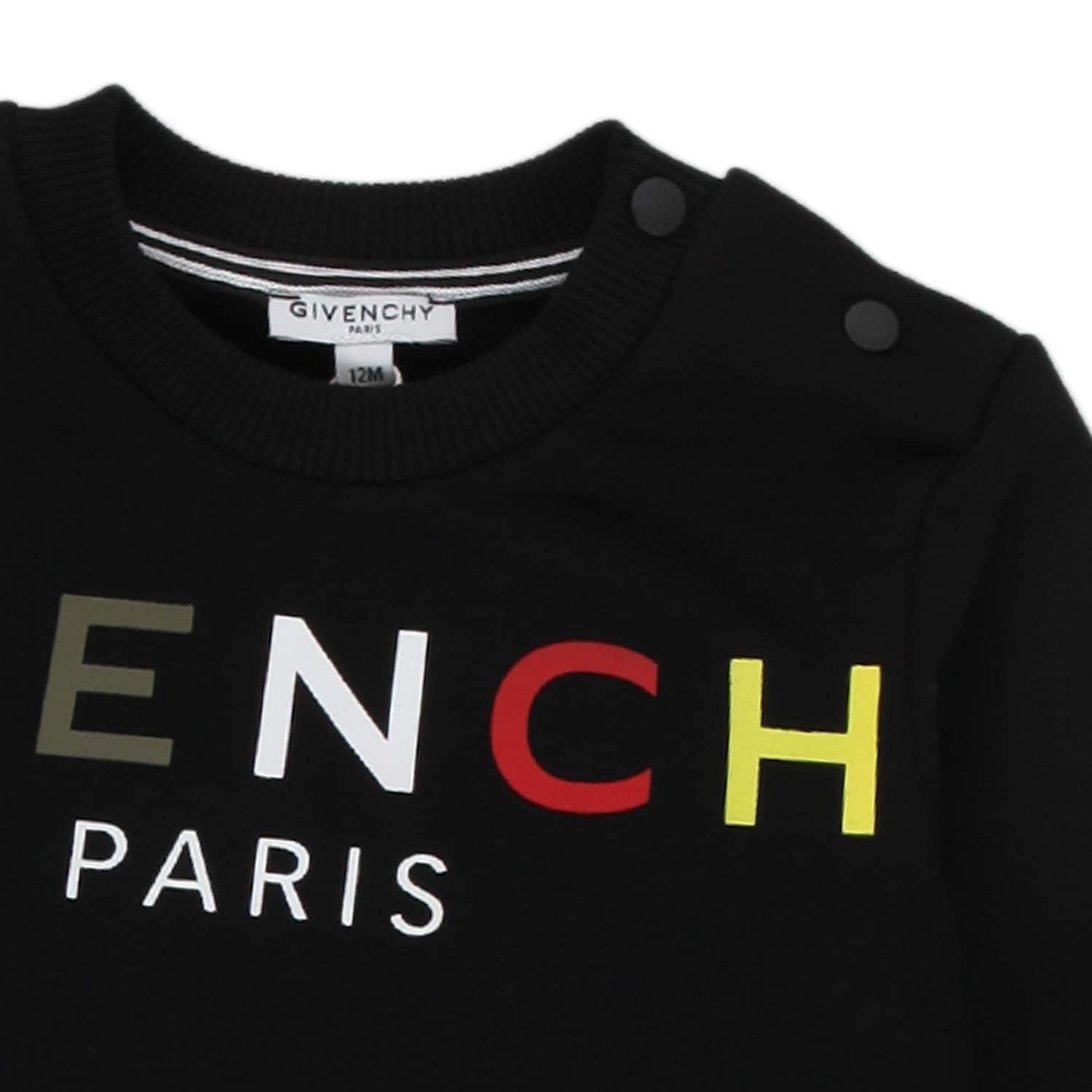 FELPA NERA BABY UNISEX - annameglio.com abbigliamento moda