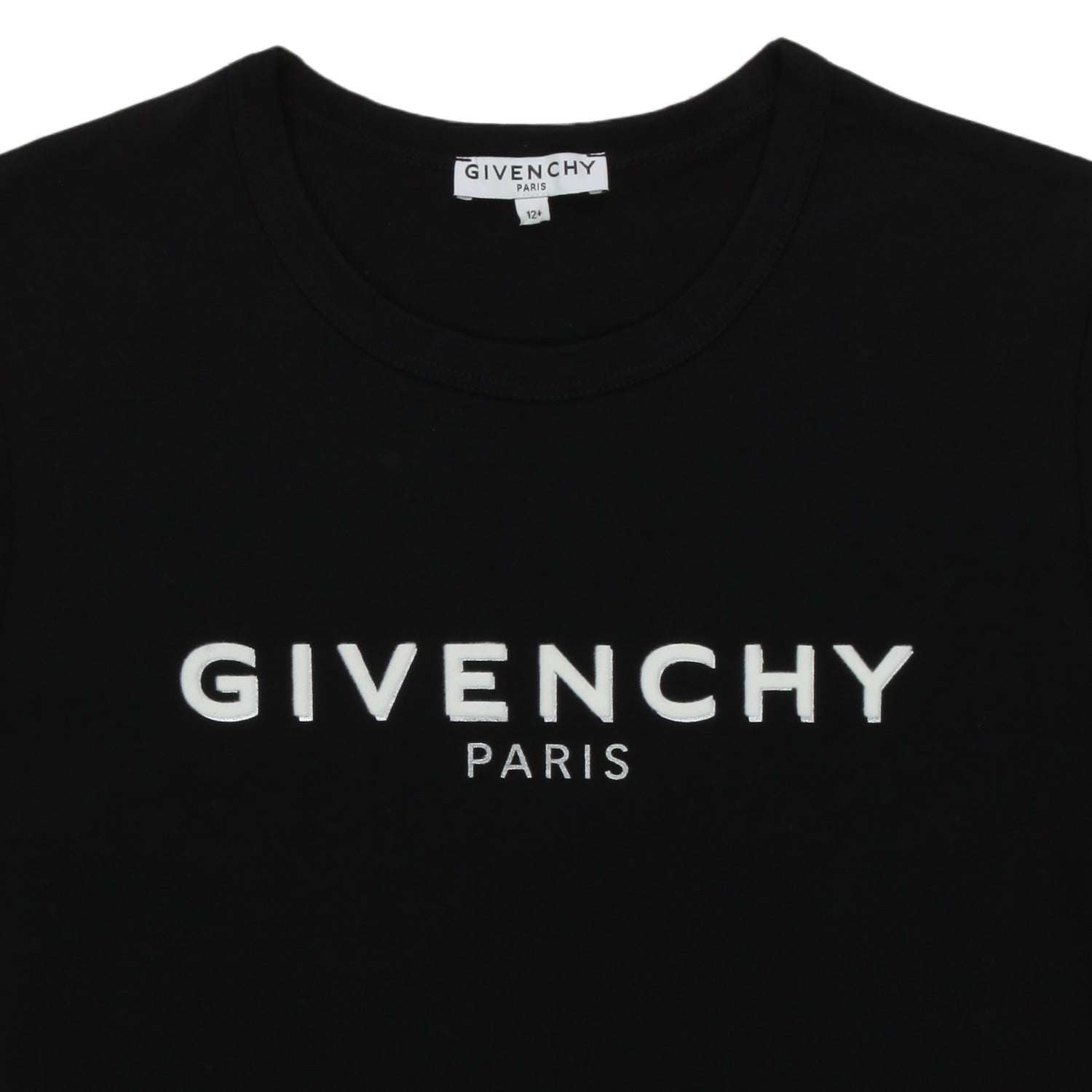 T-SHIRT NERA CON LOGO BIANCO BAMBINA E TEEN - annameglio.com abbigliamento moda