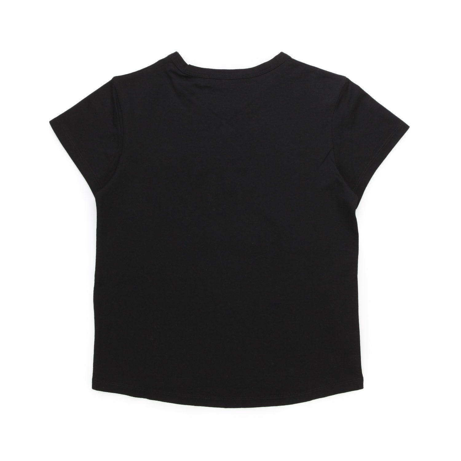 T-SHIRT NERA GIRL STAMPA LOGO - annameglio.com abbigliamento moda
