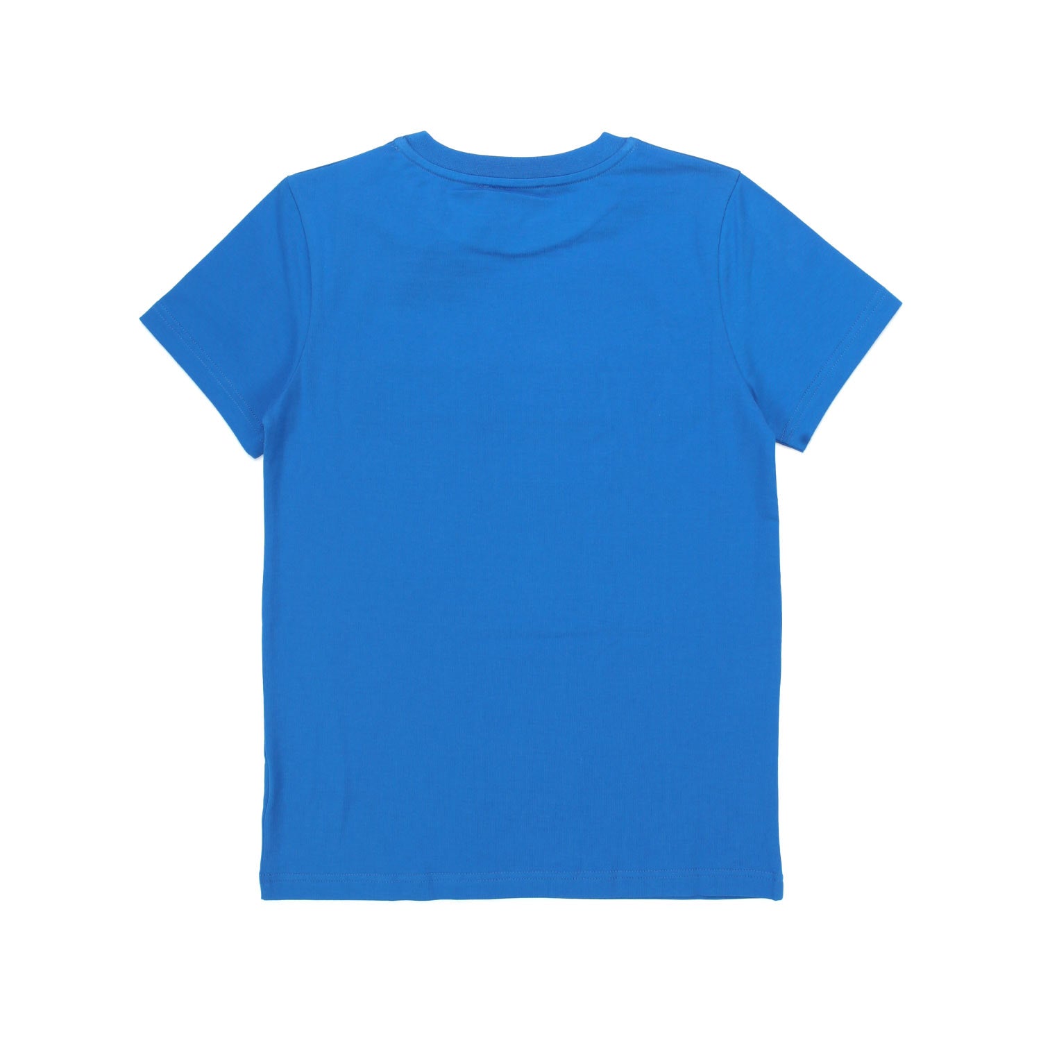 T-SHIRT AZZURRA CON LOGO NERO BAMBINO E TEEN - annameglio.com abbigliamento moda
