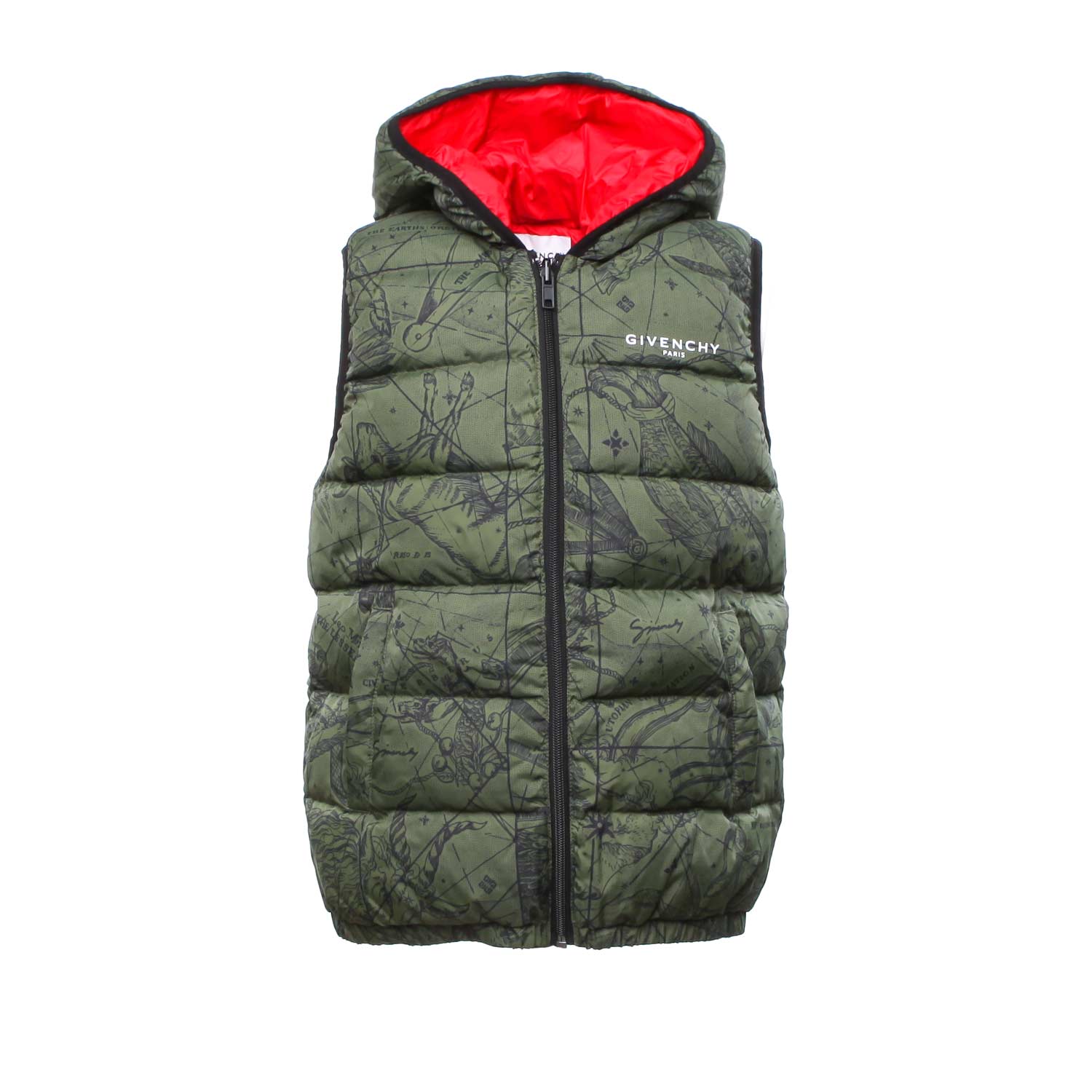 PARKA VERDE OLIVA CON GILET BAMBINO E TEENAGER - annameglio.com abbigliamento moda