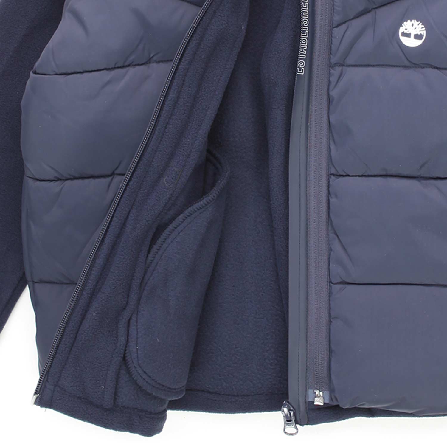 FELPA PILE BLU CON GILET TRAPUNTATO BAMBINO E TEEN - annameglio.com abbigliamento moda