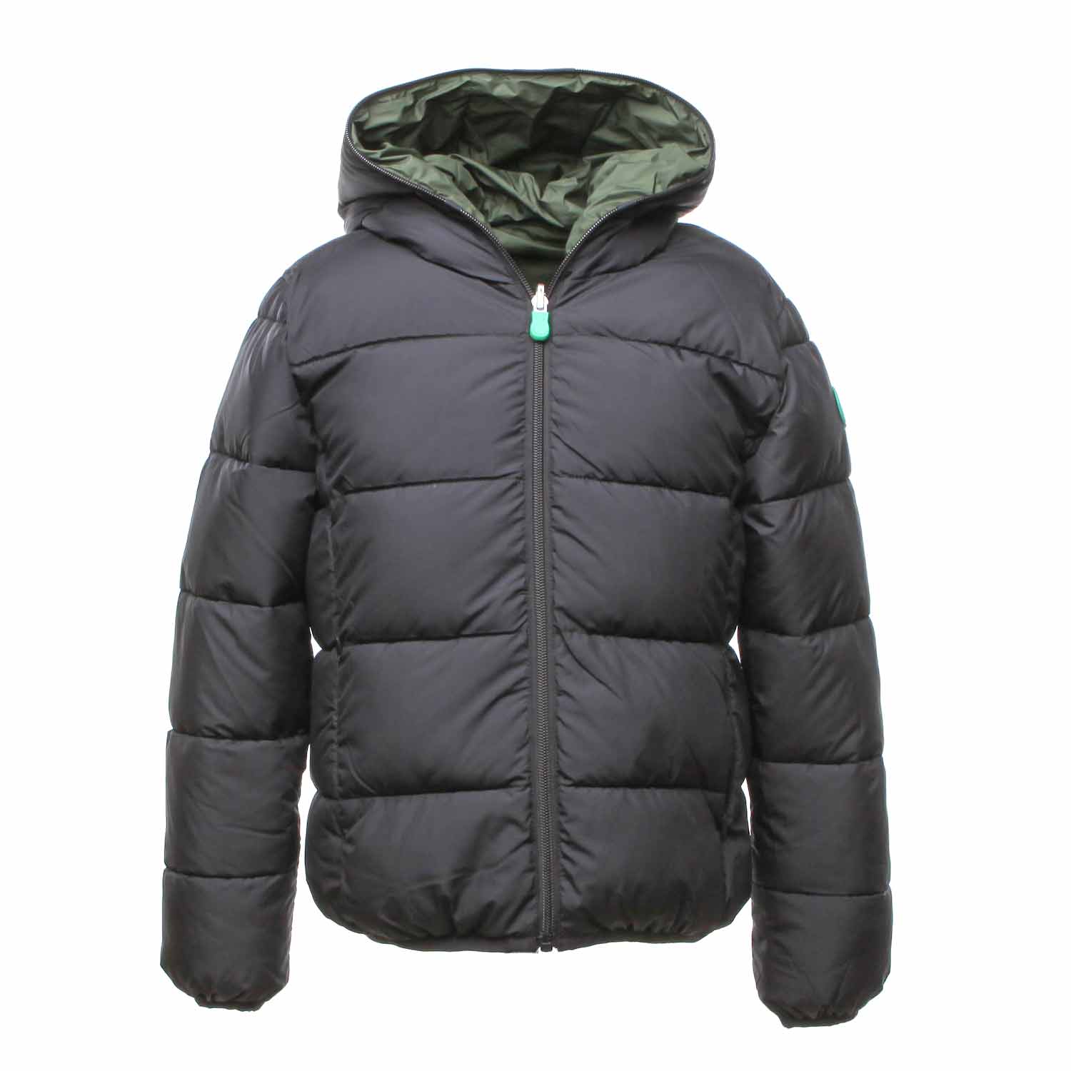 PIUMINO UNISEX VERDE E NERO BAMBINO E TEENAGER - annameglio.com abbigliamento moda