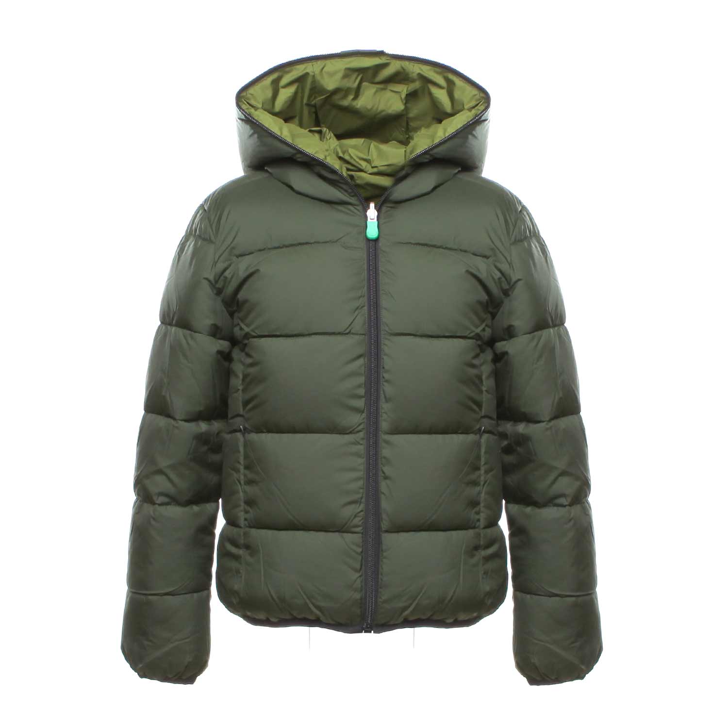 GIUBBOTTO REVERSIBILE VERDE UNISEX - annameglio.com abbigliamento moda