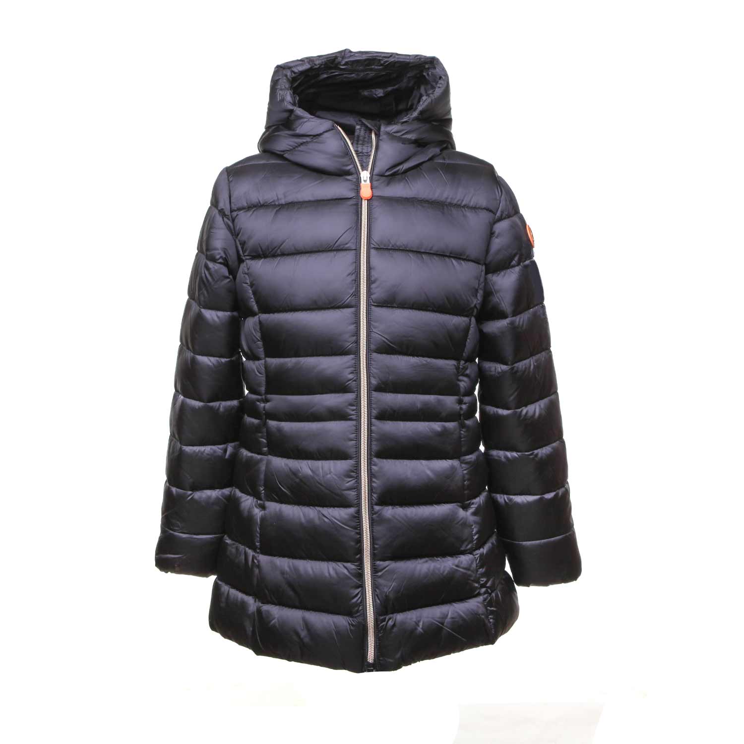 PIUMINO LUNGO IRIS NERO BAMBINA E TEENAGER - annameglio.com abbigliamento moda