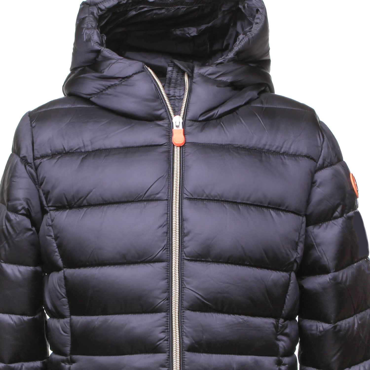 PIUMINO LUNGO IRIS NERO BAMBINA E TEENAGER - annameglio.com abbigliamento moda