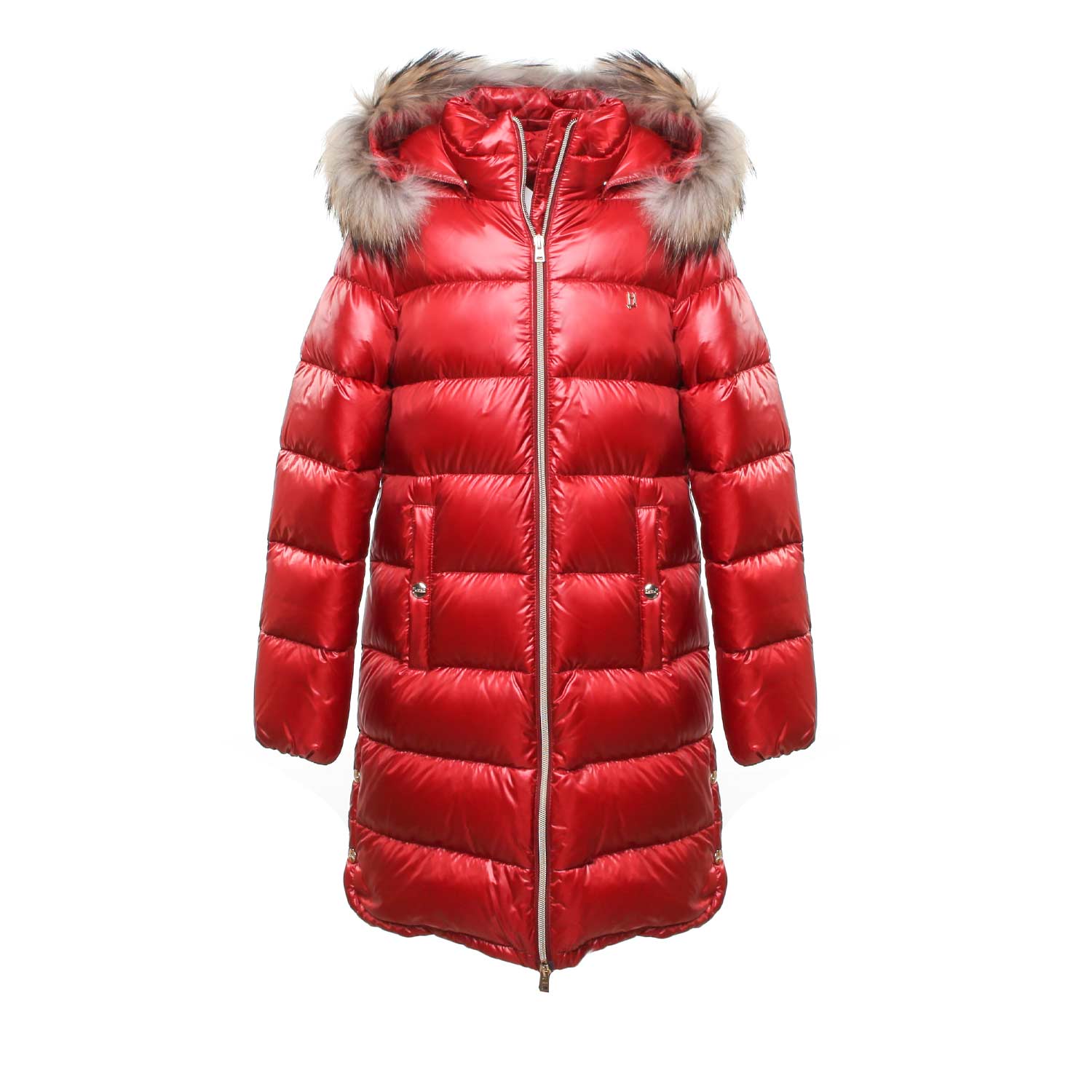 PIUMINO LUNGO ROSSO MATTONE BAMBINA E TEEN - annameglio.com abbigliamento moda