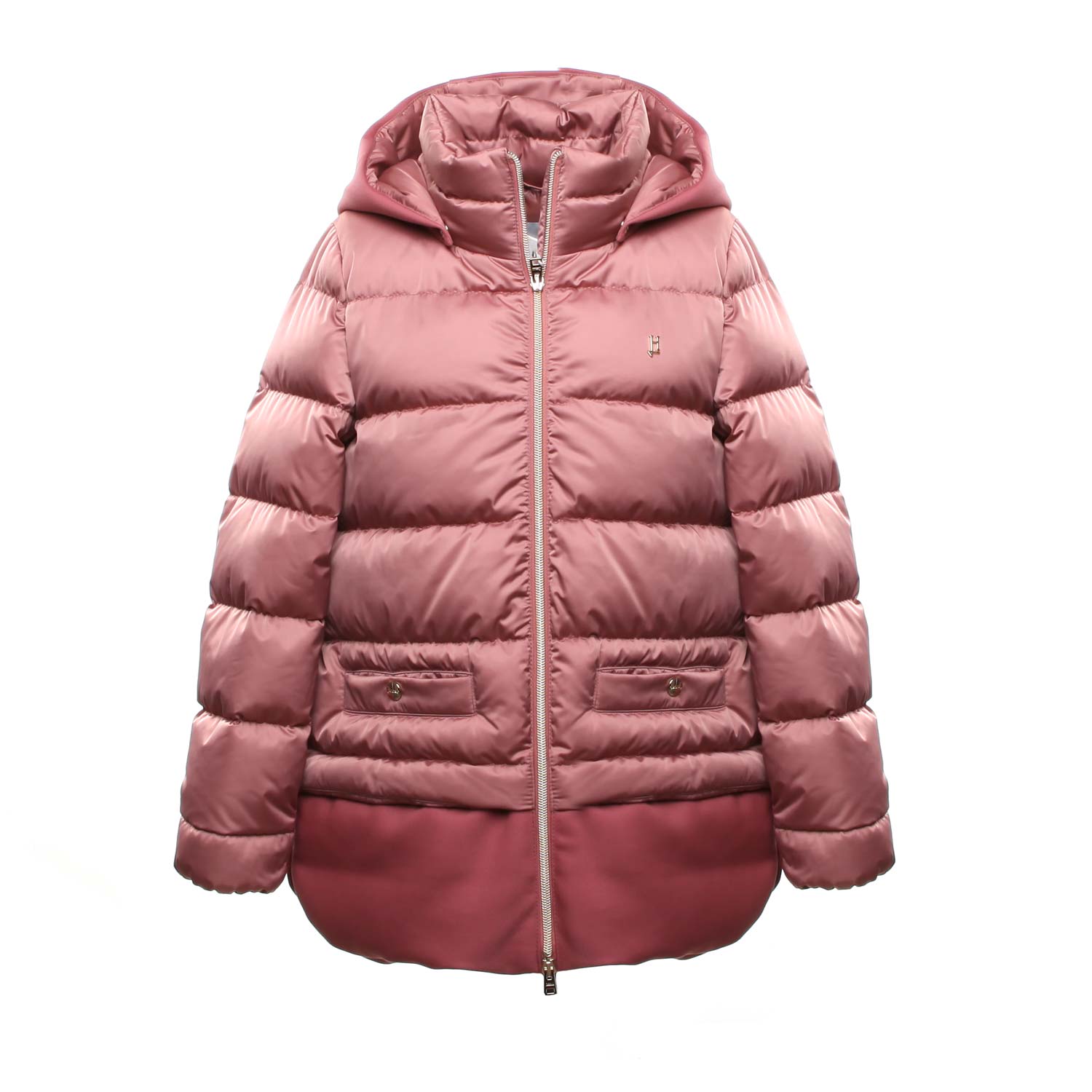 PIUMINO IN RASO ROSA NUDE BAMBINA E TEEN - annameglio.com abbigliamento moda