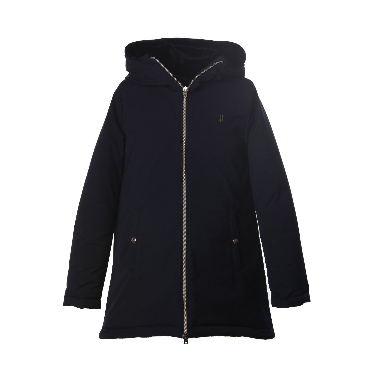 PIUMINO PARKA BLU SCURO BAMBINA E TEEN - annameglio.com abbigliamento moda