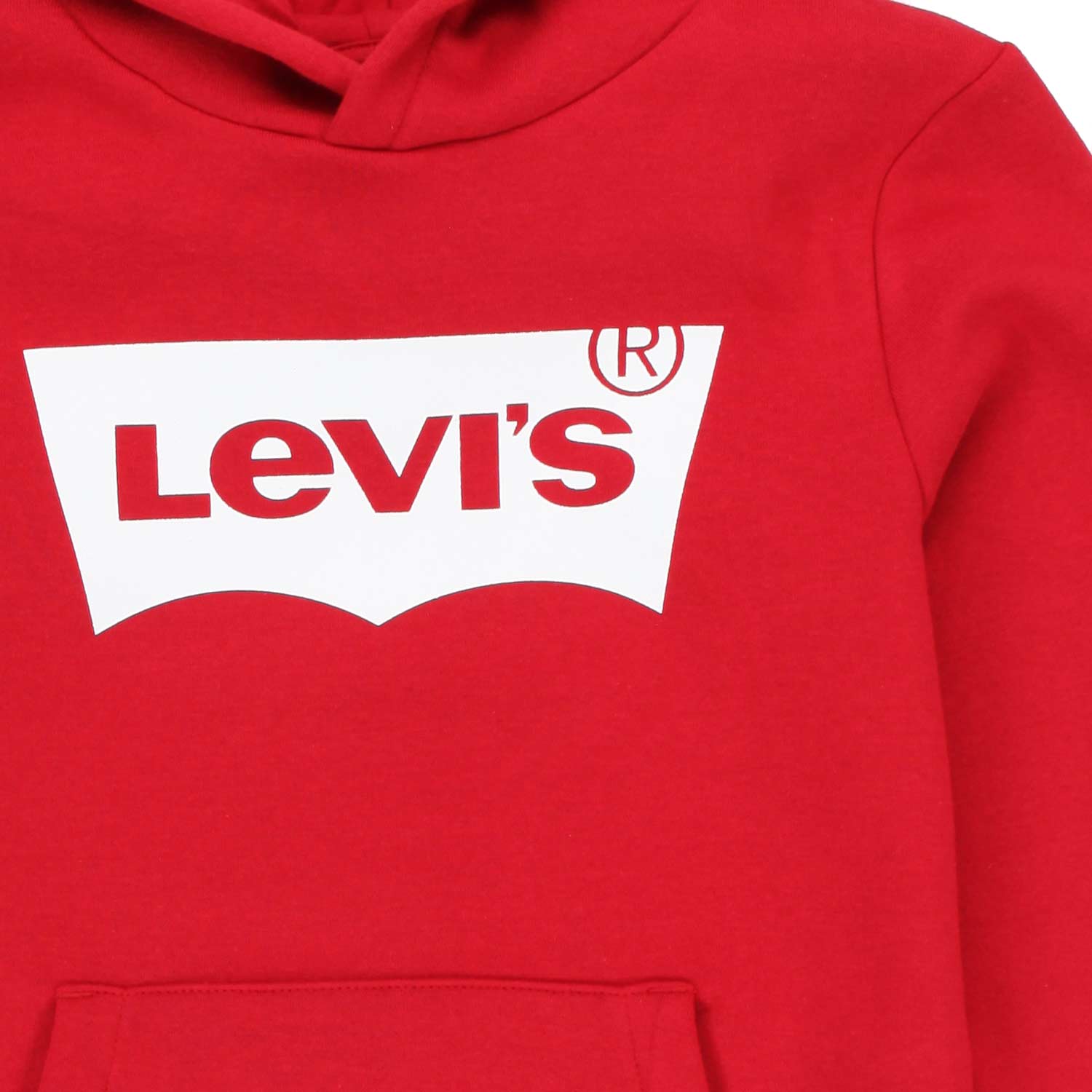 FELPA UNISEX ROSSA CON CAPPUCCIO - annameglio.com abbigliamento moda