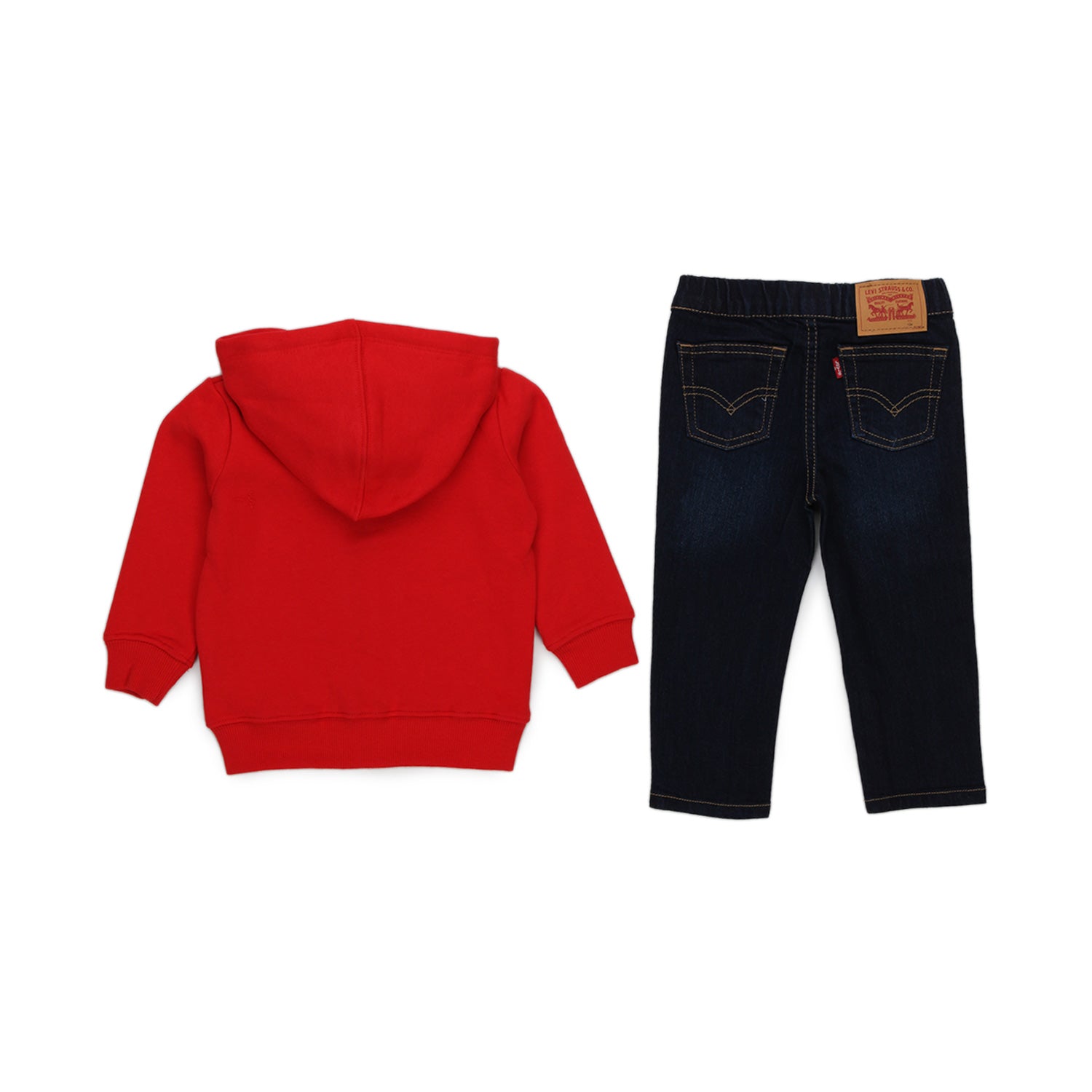 COMPLETO JEANS E FELPA BABY - annameglio.com abbigliamento moda