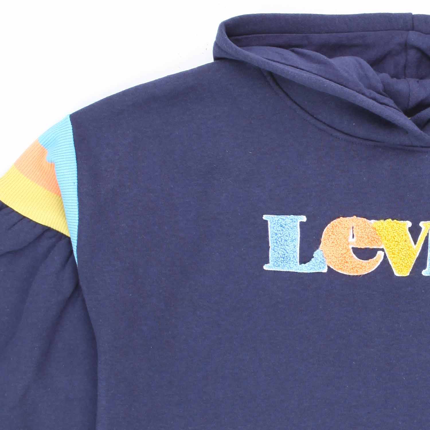 FELPA BLU CON CAPPUCCIO GIRL - annameglio.com abbigliamento moda