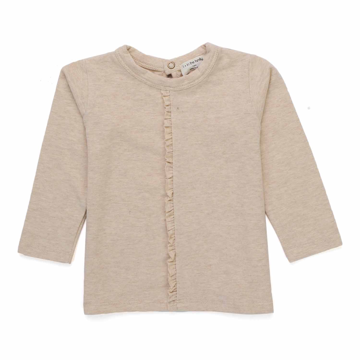 T-SHIRT DALIA ECRU BEBÈ E BAMBINA - annameglio.com abbigliamento moda