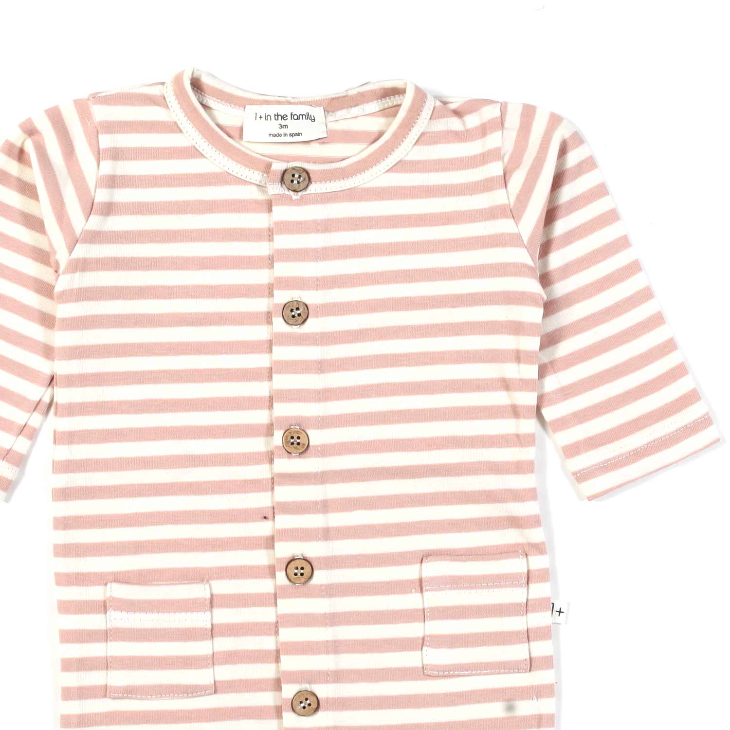 TUTINA ROMAN ROSA E BIANCA A RIGHE NEONATA - annameglio.com abbigliamento moda