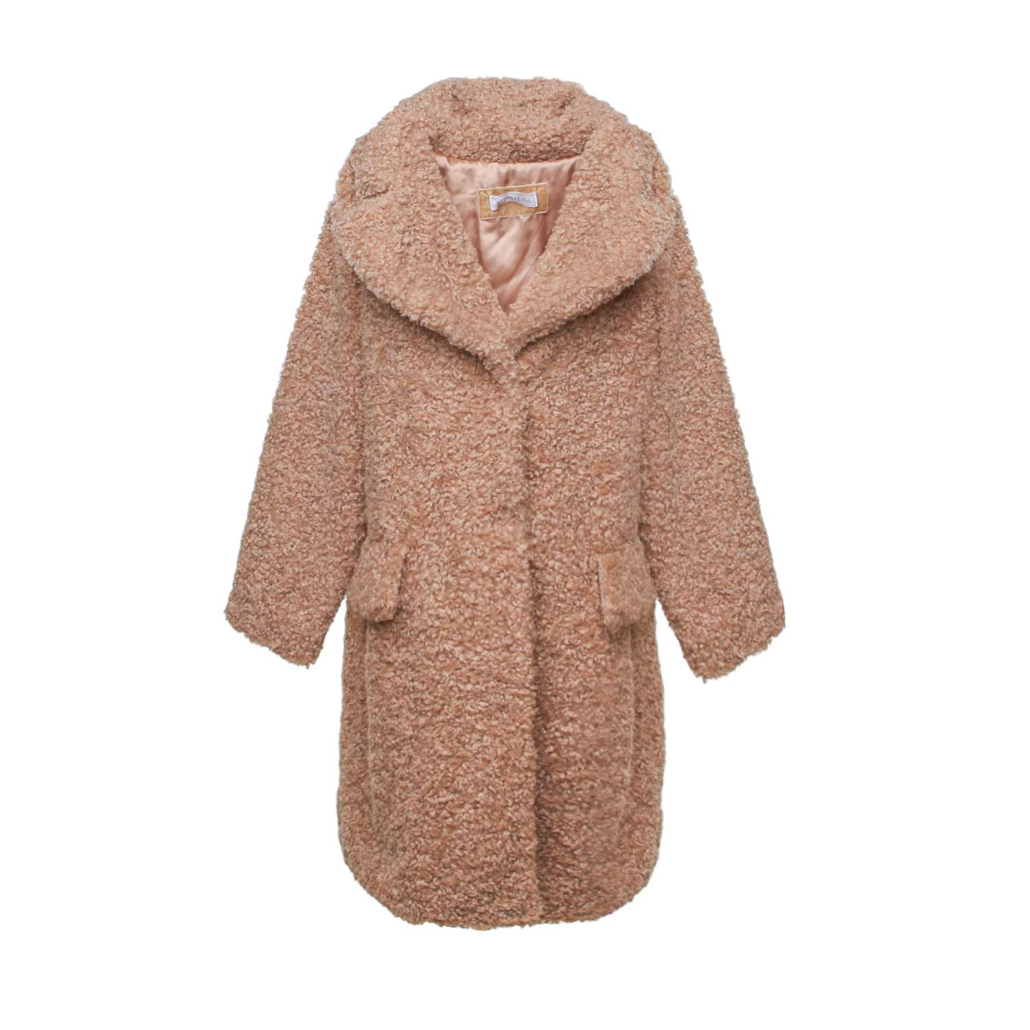 CAPPOTTO TEENAGER ECO-PELLICCIA - annameglio.com abbigliamento moda