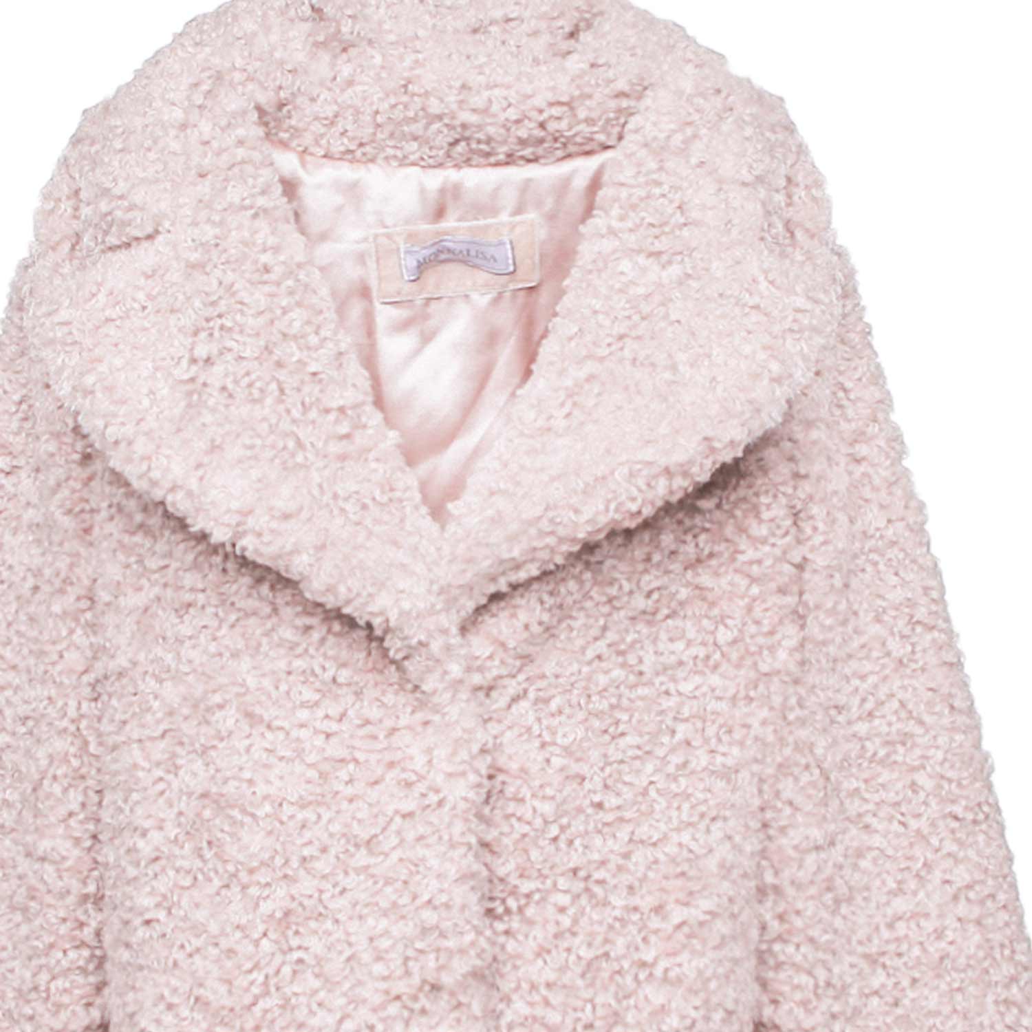 CAPPOTTO ROSA ECO-PELLICCIA GIRL - annameglio.com abbigliamento moda