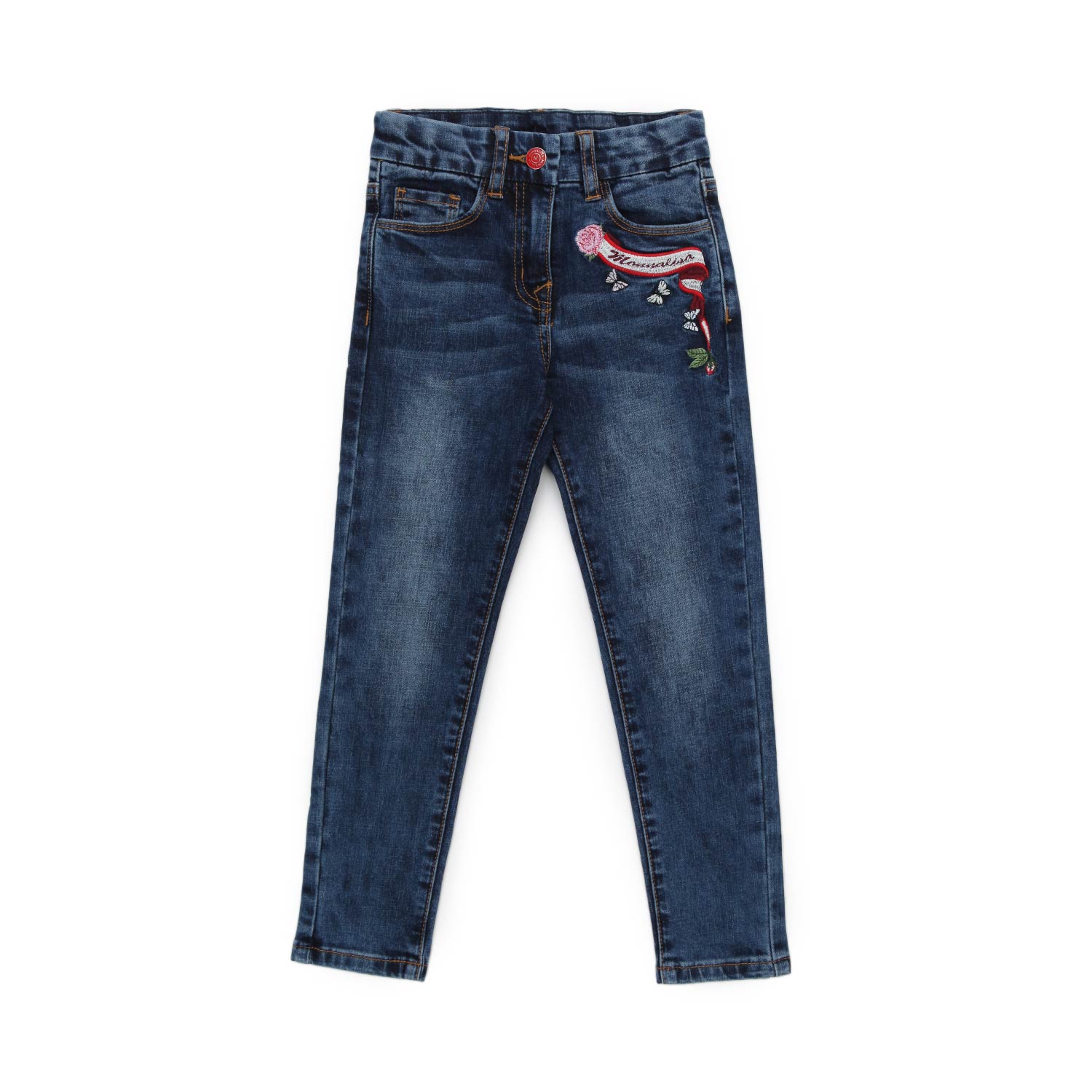 JEANS RICAMATI BAMBINA - annameglio.com abbigliamento moda