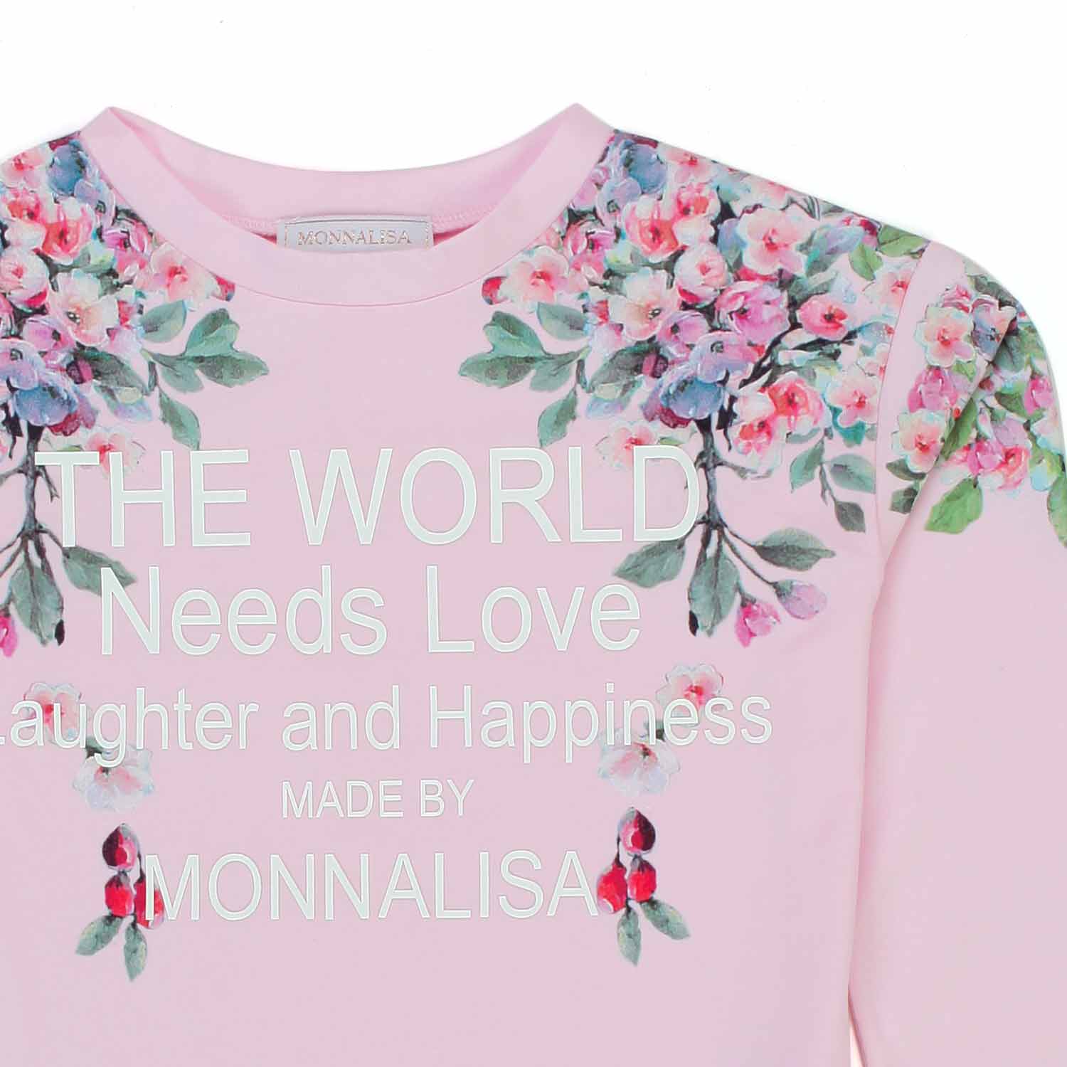 T-SHIRT ROSA MANICA LUNGA BIMBA - annameglio.com abbigliamento moda