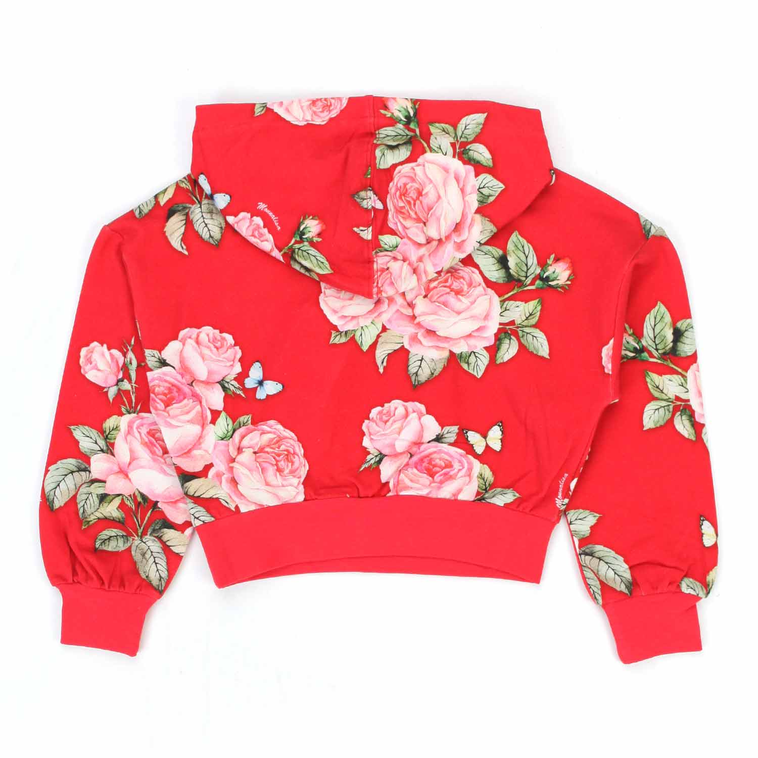 FELPA ROSSA CON ORSETTO BAMBINA - annameglio.com abbigliamento moda