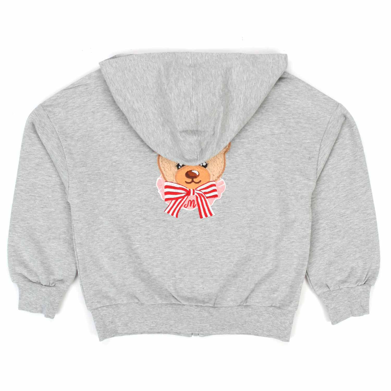FELPA GRIGIA CON ZIP BAMBINA - annameglio.com abbigliamento moda