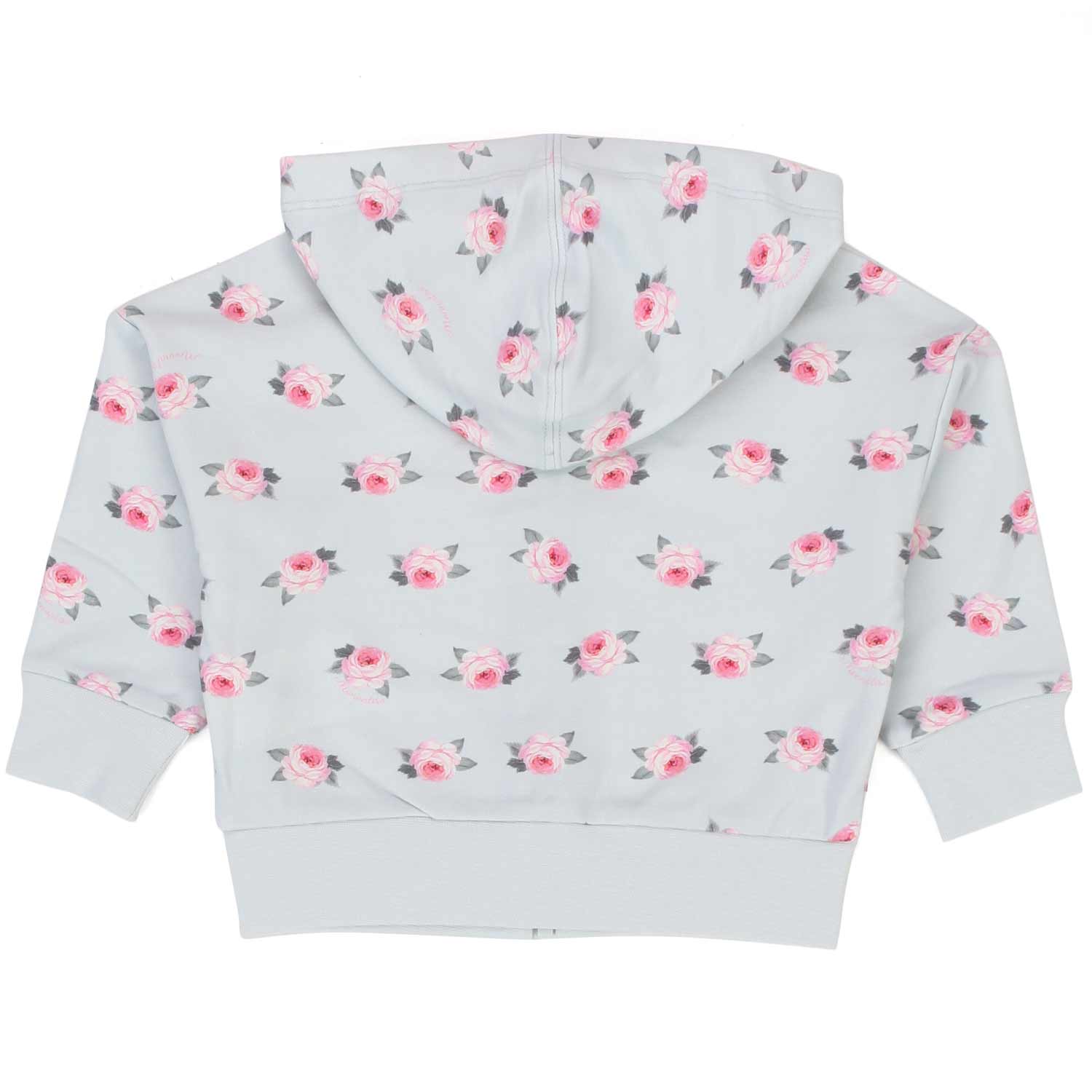 FELPA CELESTE CON ZIP BIMBA - annameglio.com abbigliamento moda