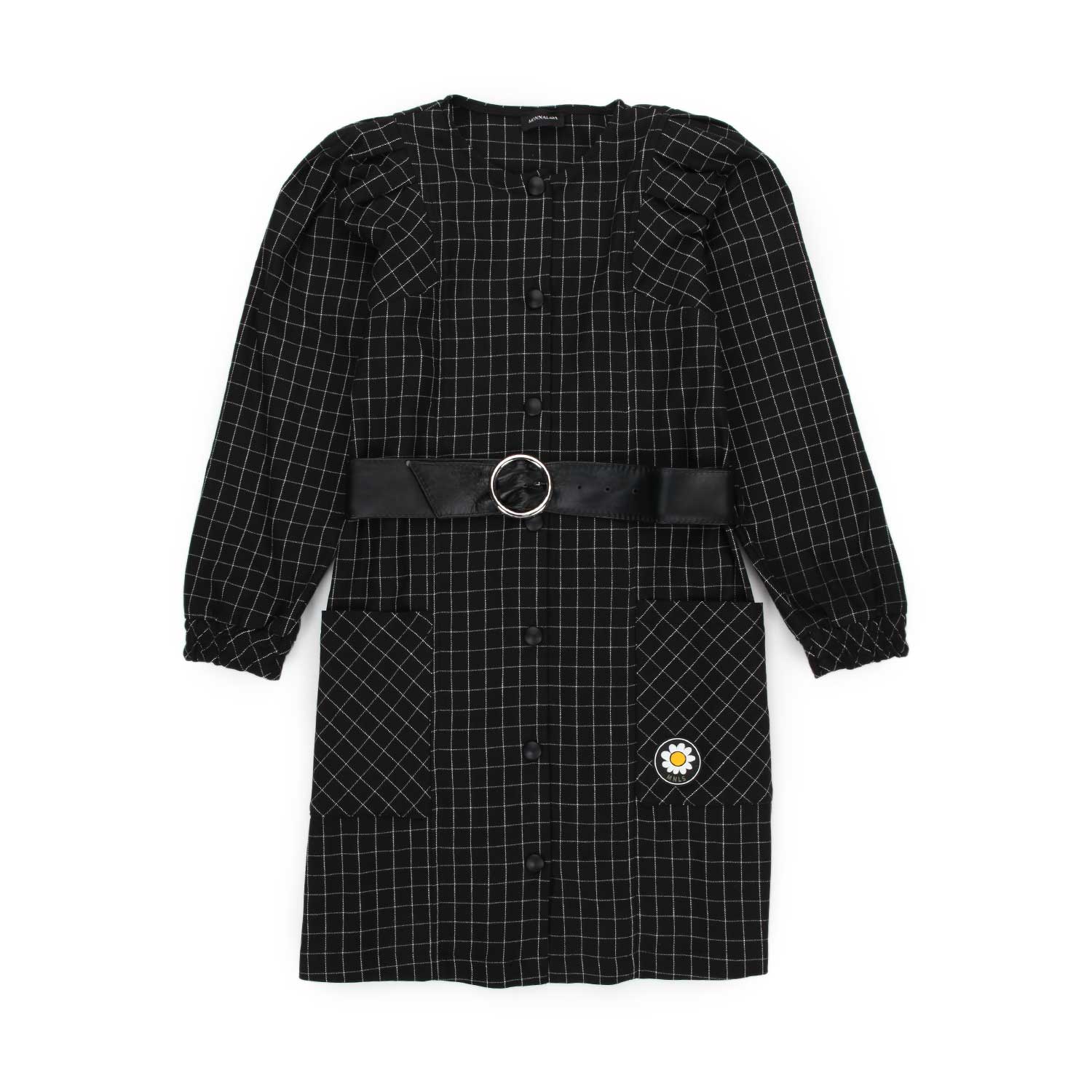 ABITO NERO A QUADRETTI TEENAGER E BAMBINA - annameglio.com abbigliamento moda