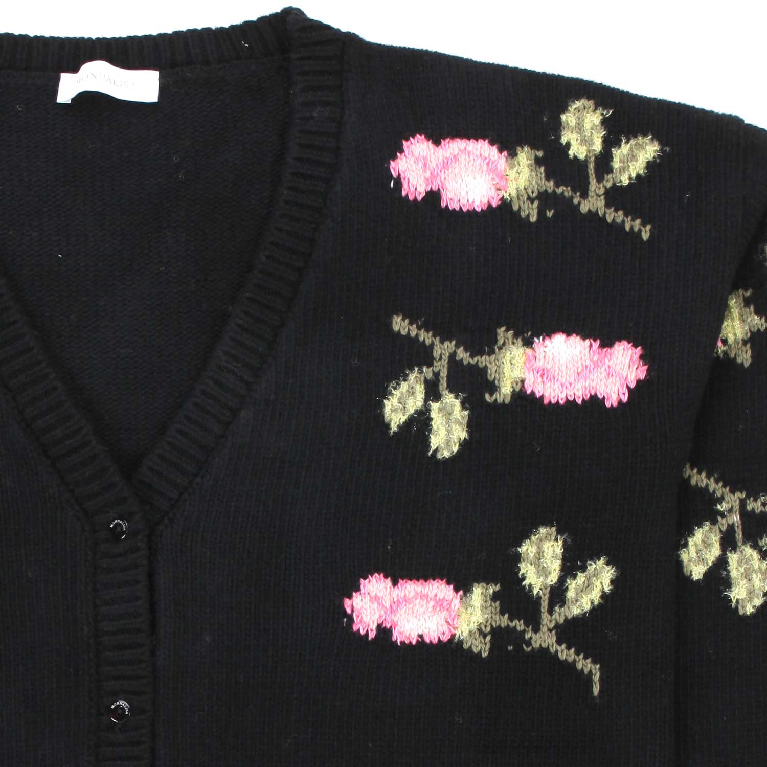 CARDIGAN NERO IN LANA TEEN - annameglio.com abbigliamento moda