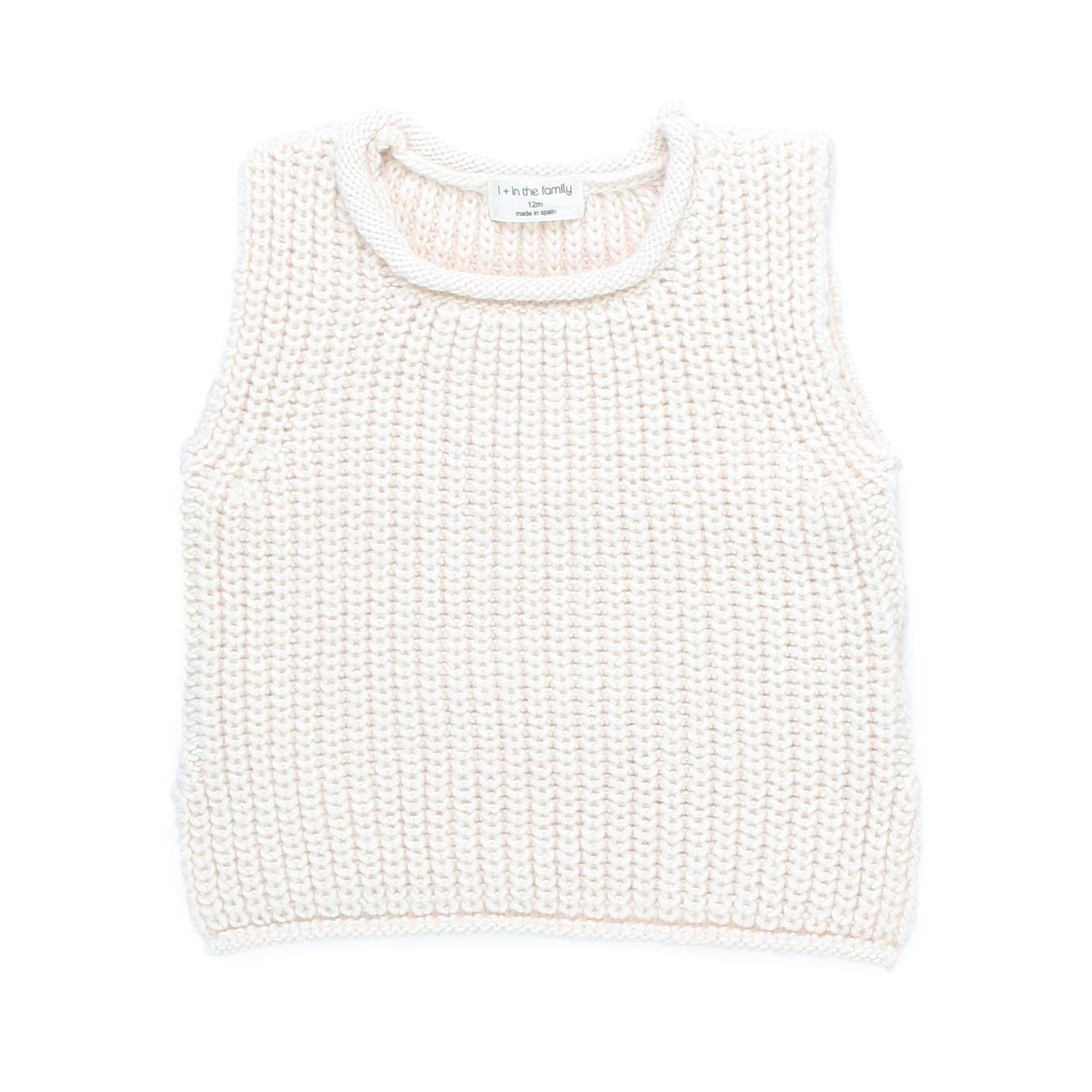 GILET GABRIEL BIANCO BABY UNISEX - annameglio.com abbigliamento moda