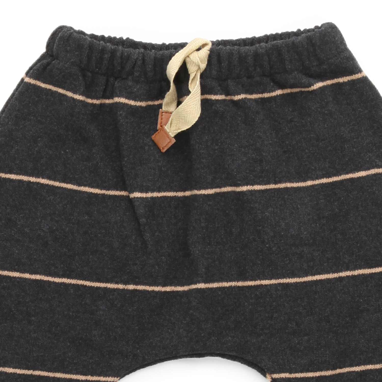 PANTALONE CHARLES NERO BABY UNISEX - annameglio.com abbigliamento moda