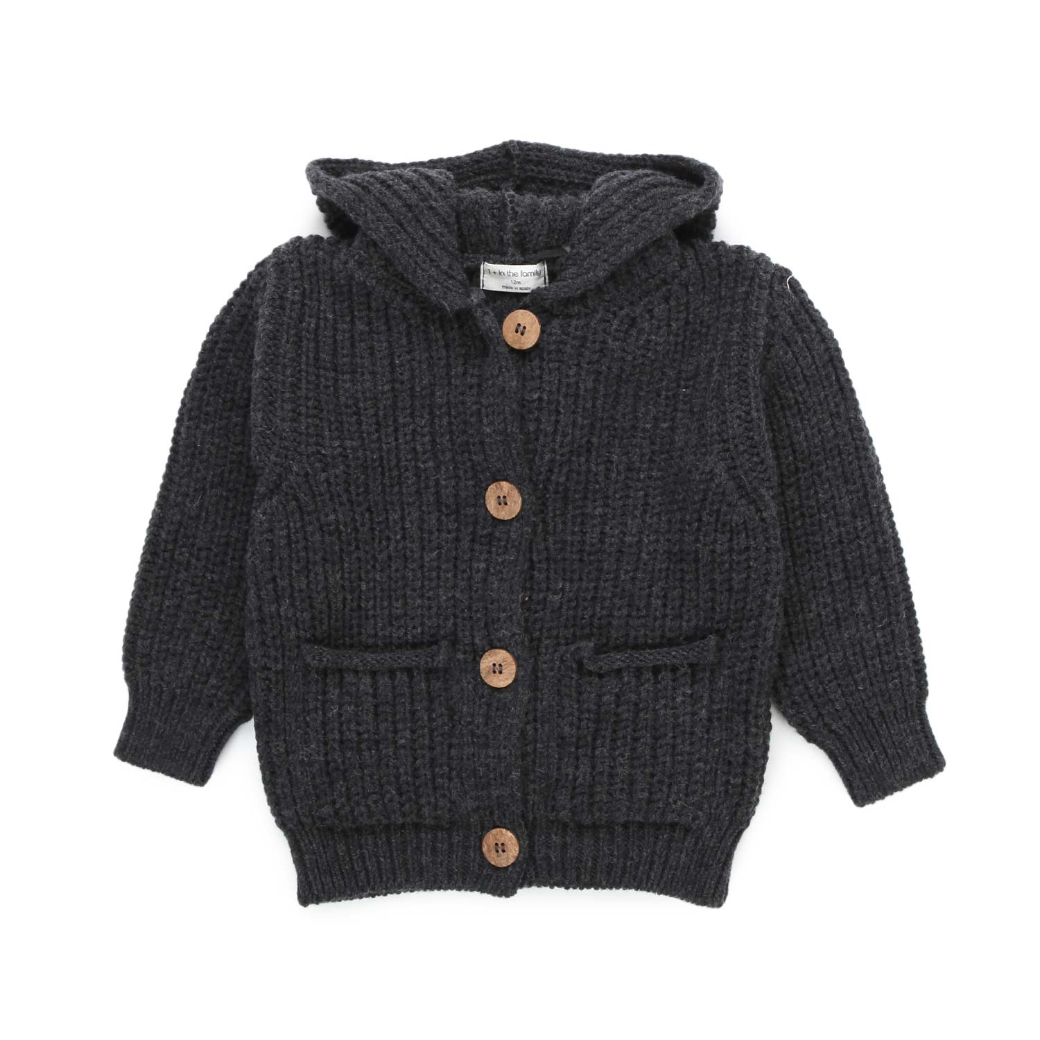 MAGLIONE UBALD ANTRACITE BABY UNISEX - annameglio.com abbigliamento moda