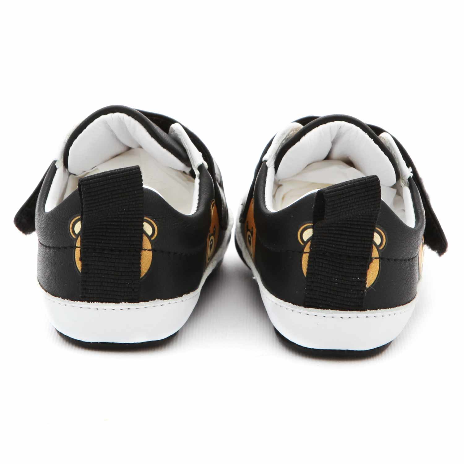 SNEAKER TEDDY BEAR NERA E BIANCA BABY UNISEX - annameglio.com abbigliamento moda
