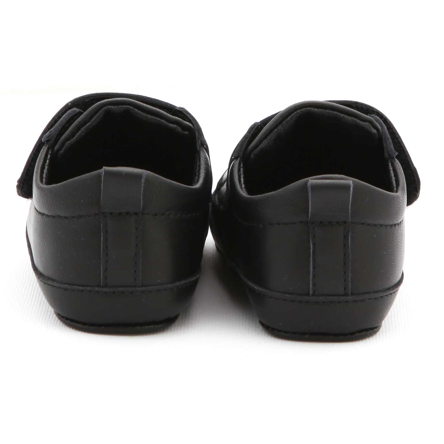 MINI SNEAKER ICON IN PELLE NERA BEBÈ UNISEX - annameglio.com abbigliamento moda