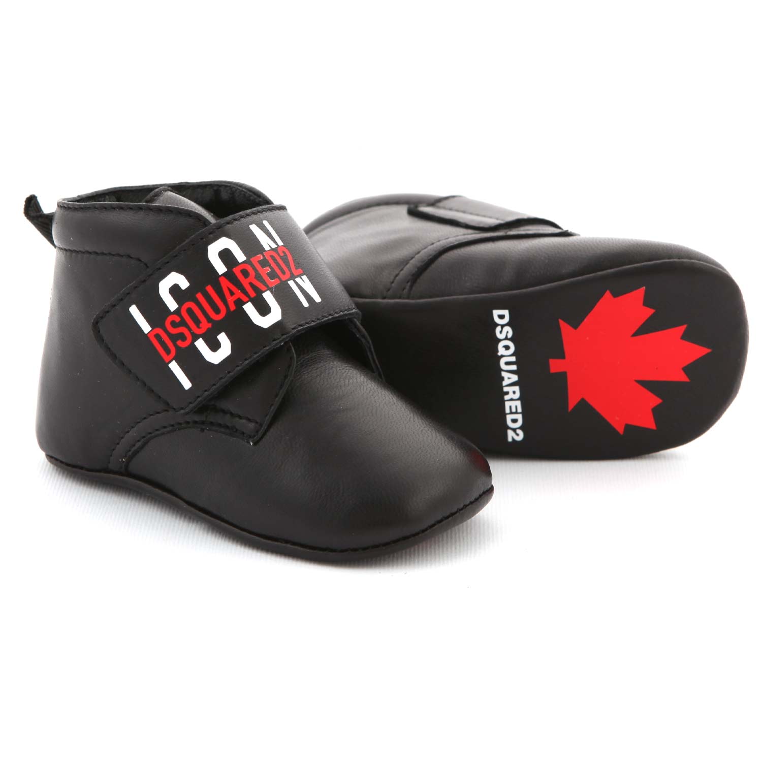 MINI SCARPONCINO IN PELLE NERA BEBÈ - annameglio.com abbigliamento moda