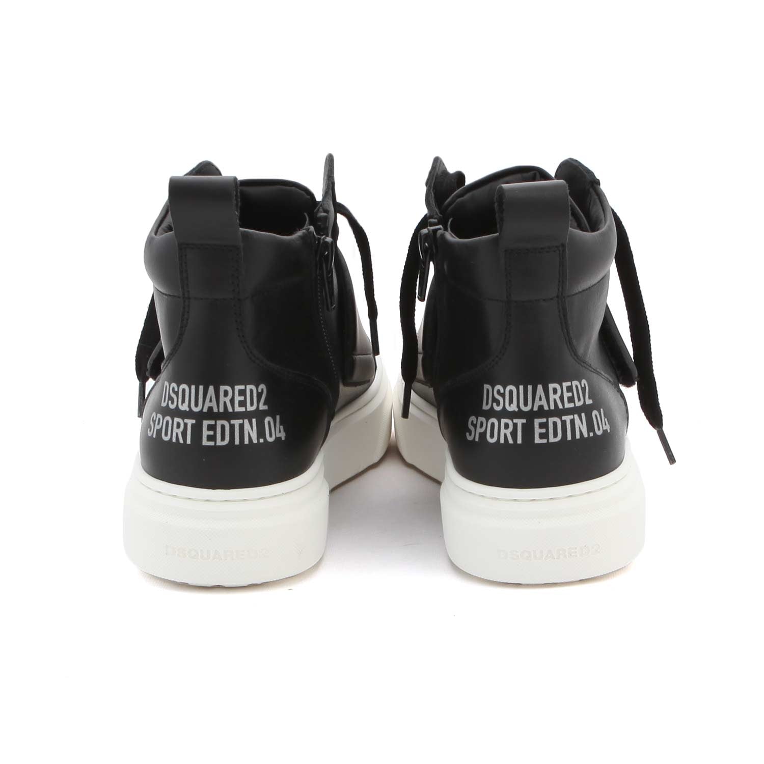 SNEAKER ALTA NERA E BIANCA TEENAGER - annameglio.com abbigliamento moda