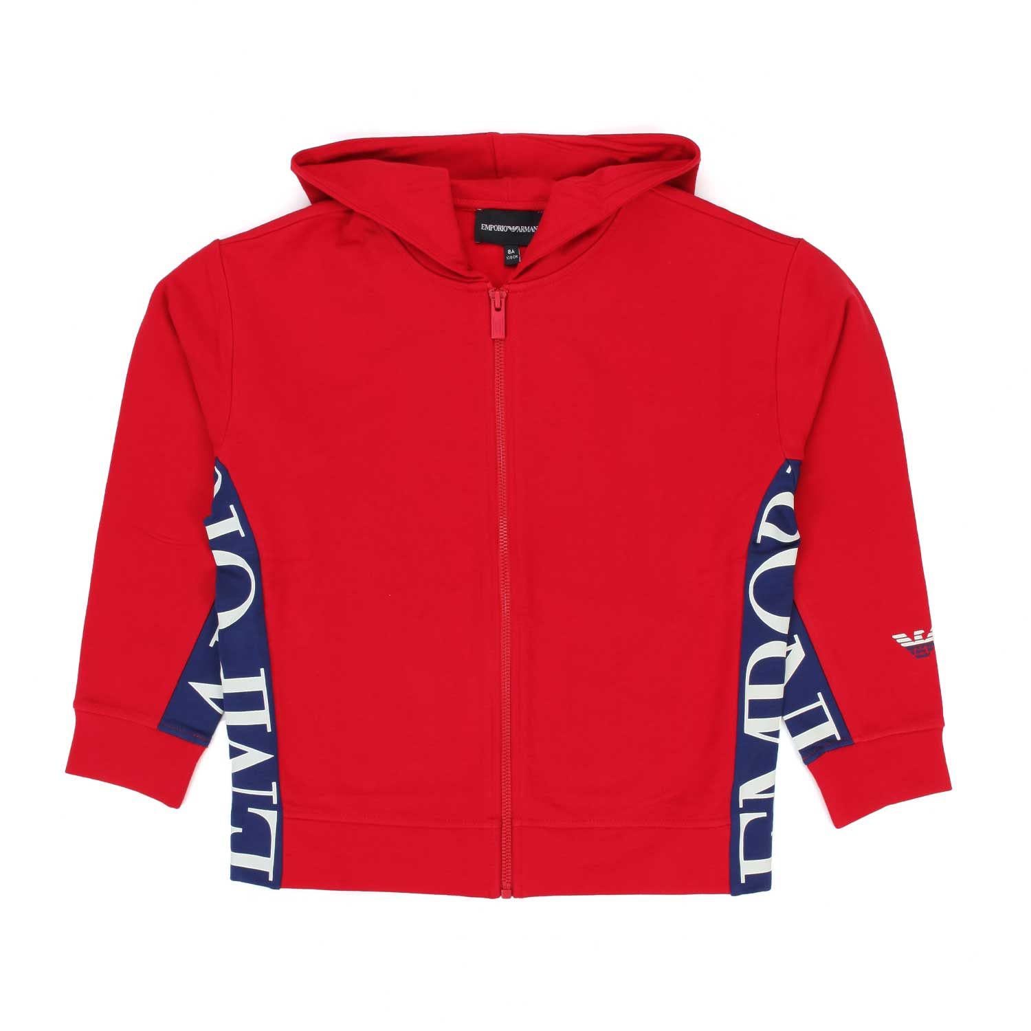 FELPA ROSSA CON ZIP BOY BAMBINO - annameglio.com abbigliamento moda