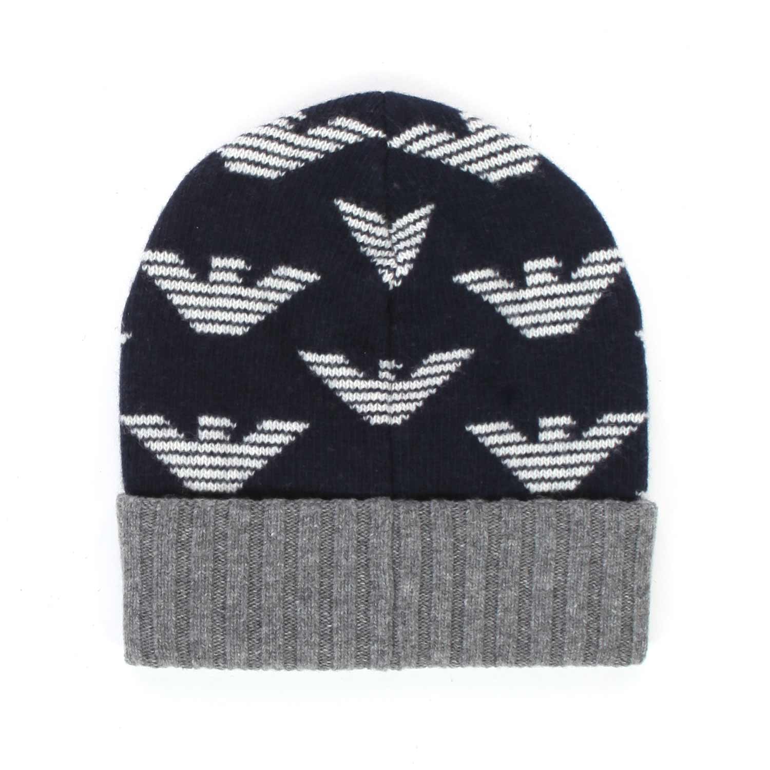 BERRETTO DI LANA BLU E GRIGIO BAMBINO E TEENAGER - annameglio.com abbigliamento moda