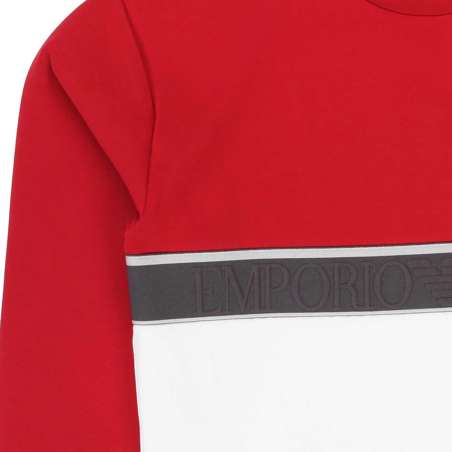 FELPA ROSSA E BIANCA BAMBINO E TEENAGER - annameglio.com abbigliamento moda