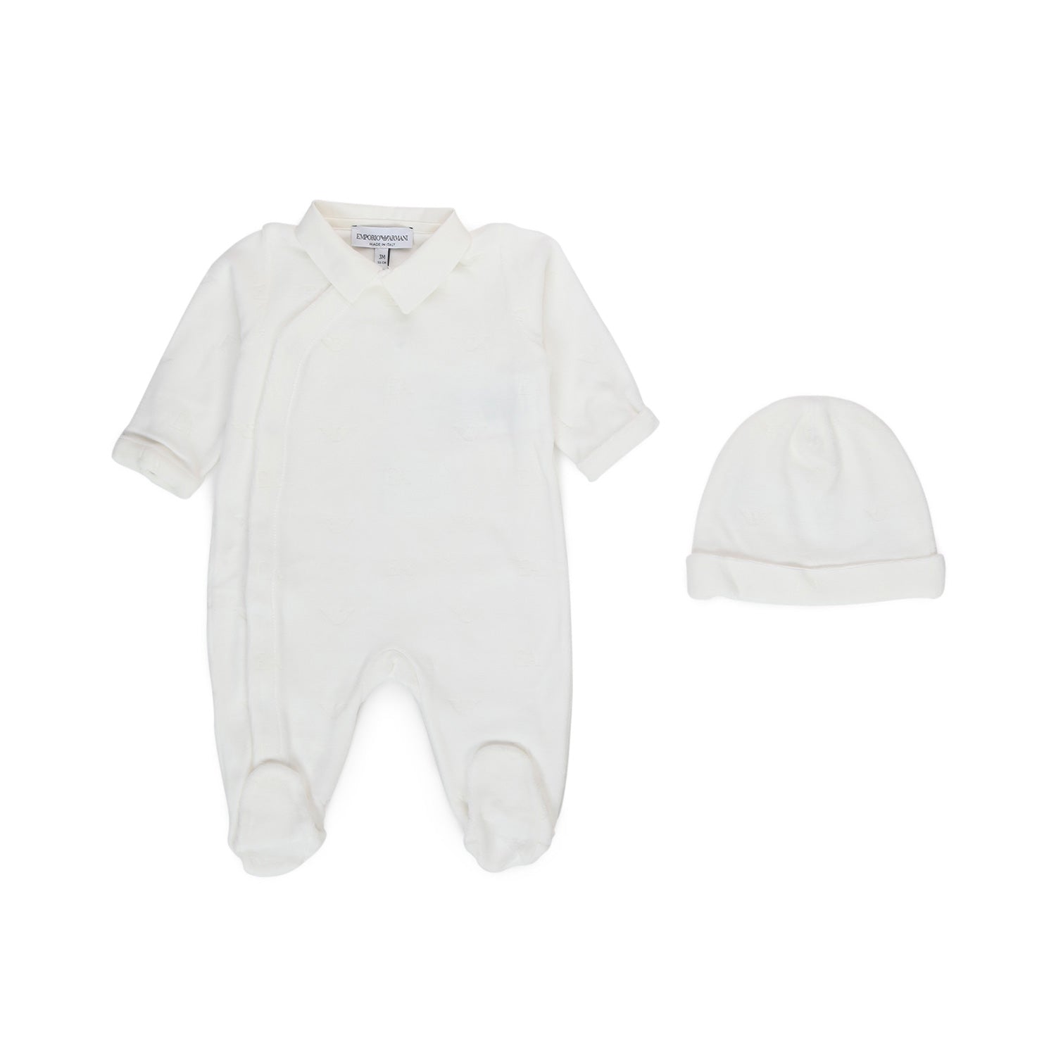 TUTINA NEONATO UNISEX BIANCA CON CAPPELLO - annameglio.com abbigliamento moda
