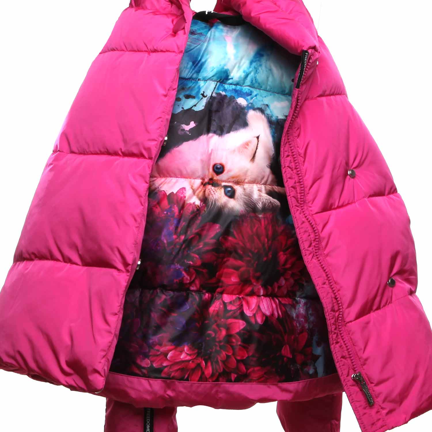 GIUBBINO TRAPUNTATO MAGENTA FLUO BAMBINA E TEEN - annameglio.com abbigliamento moda