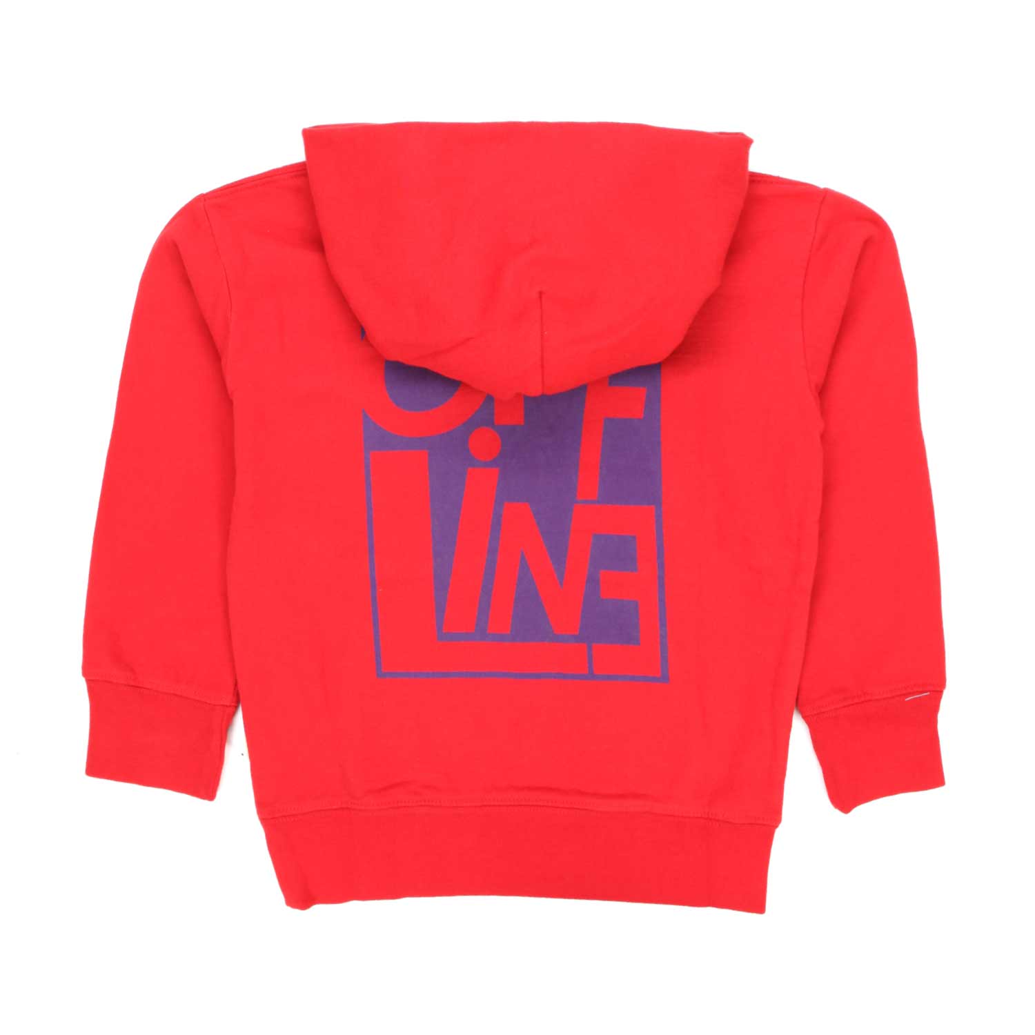 FELPA UNISEX ROSSA CON CAPPUCCIO JUNIOR E TEEN - annameglio.com abbigliamento moda