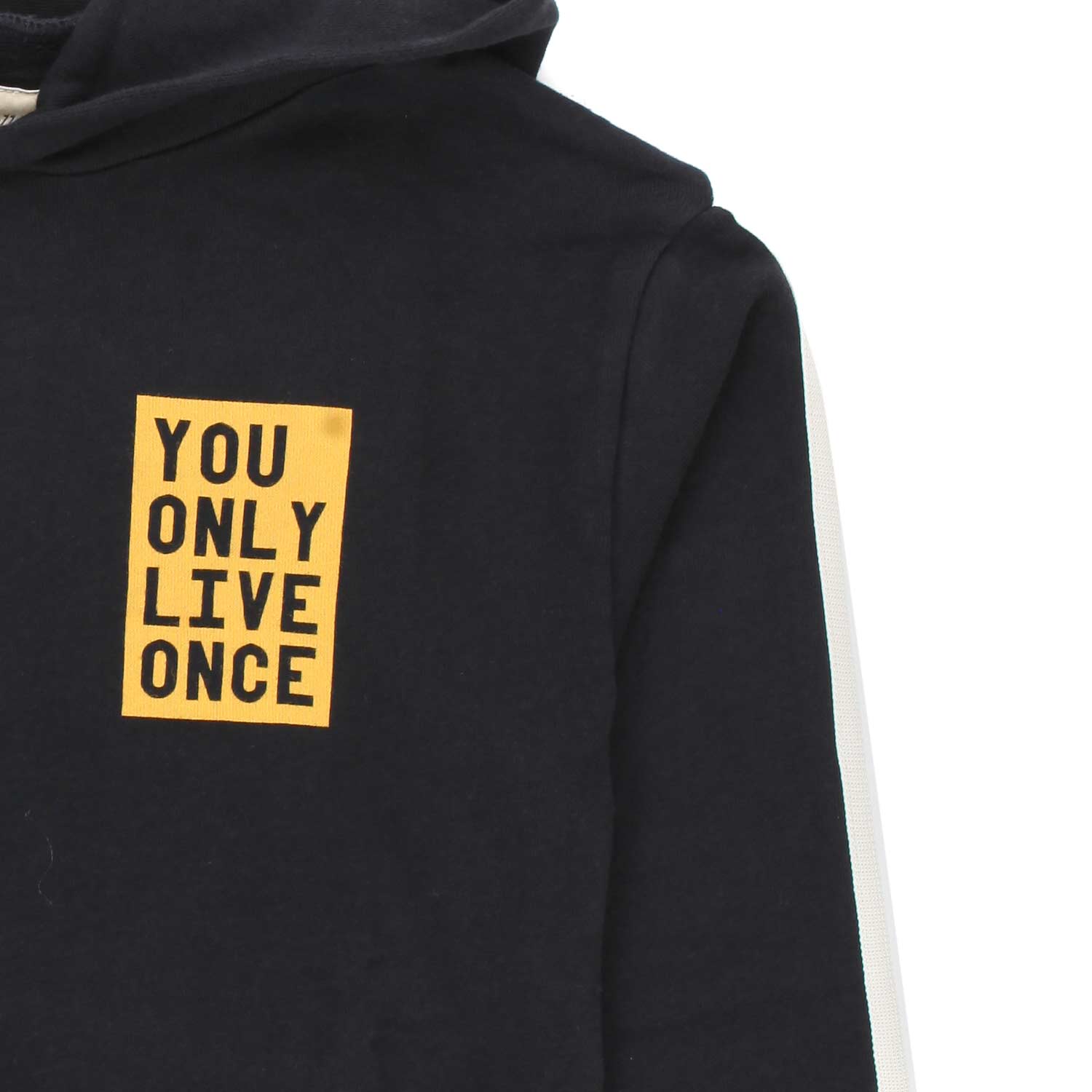 FELPA UNISEX NERA CON CAPPUCCIO BAMBINO E TEENAGER - annameglio.com abbigliamento moda