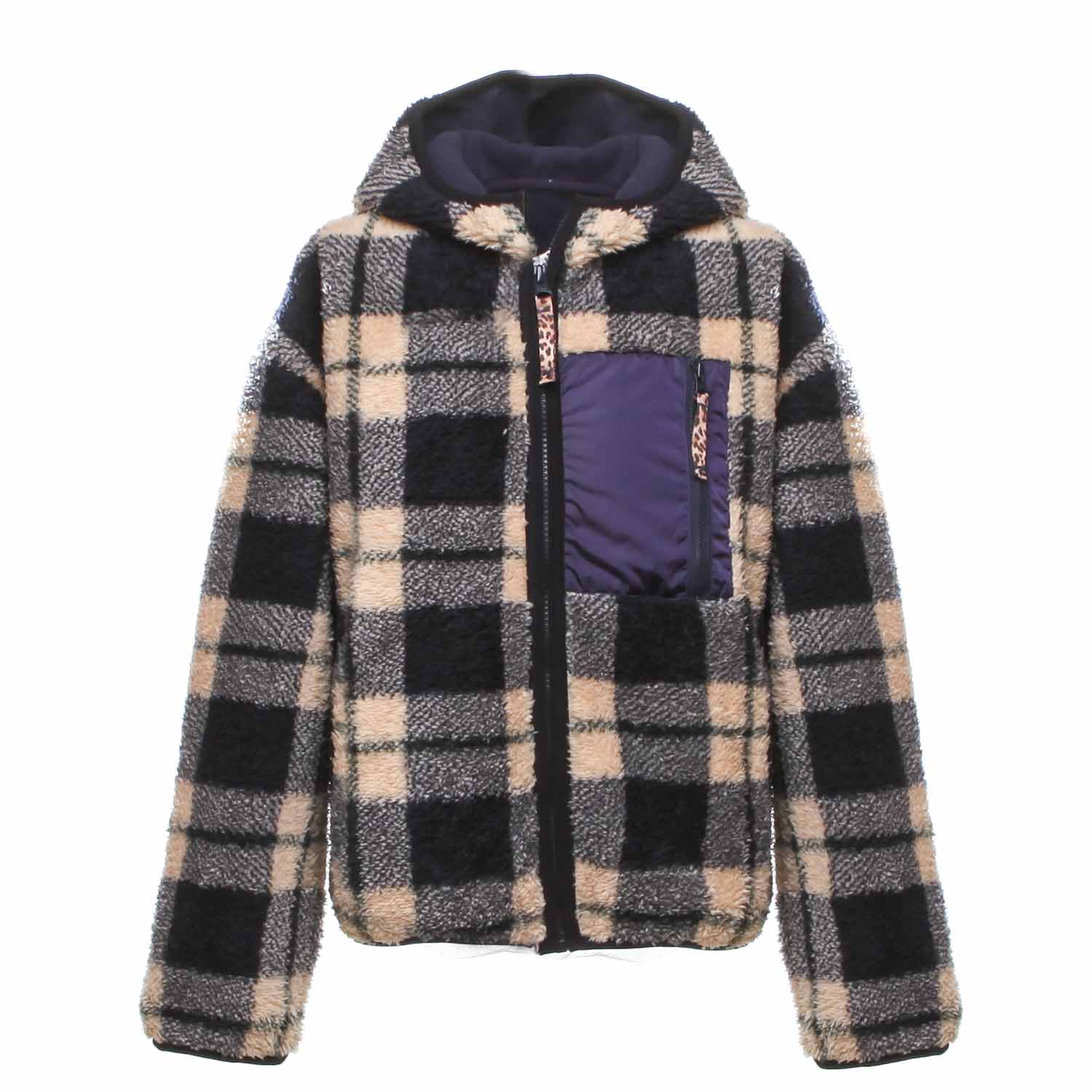 FELPA AIKO A QUADRI BAMBINA E TEENAGER - annameglio.com abbigliamento moda